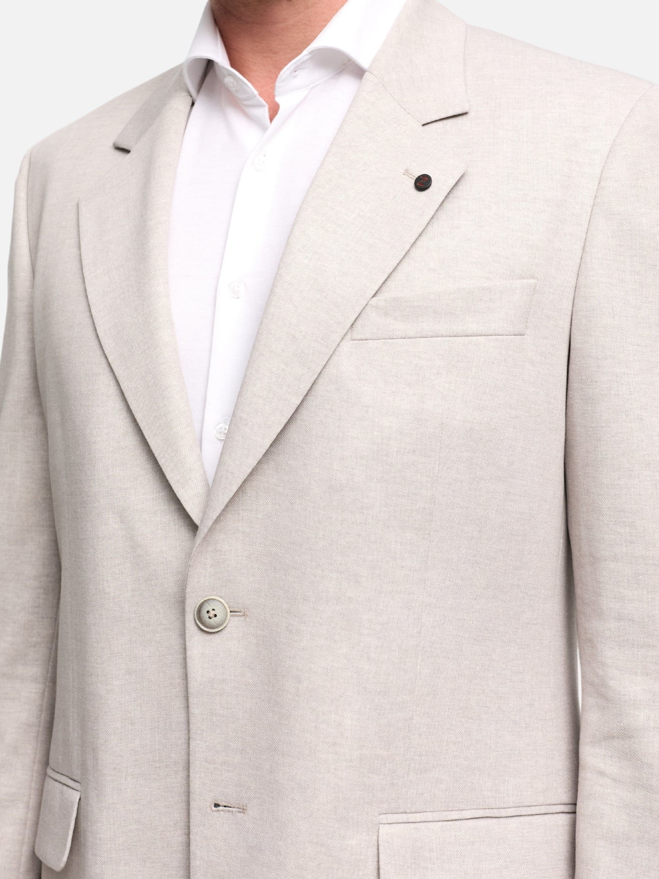 Herren Sakko DiHenk in Med. Beige, Detailansicht