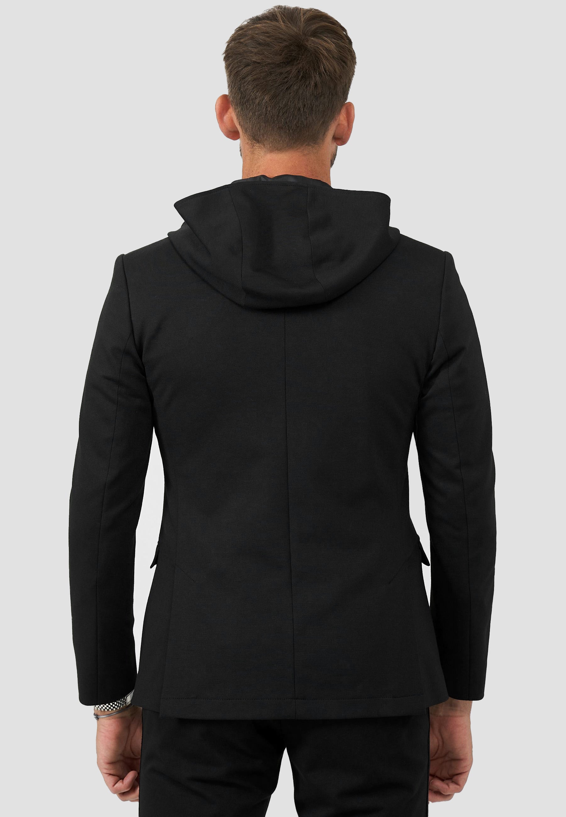 DiJam Hood Sakko Slim Fit | Black