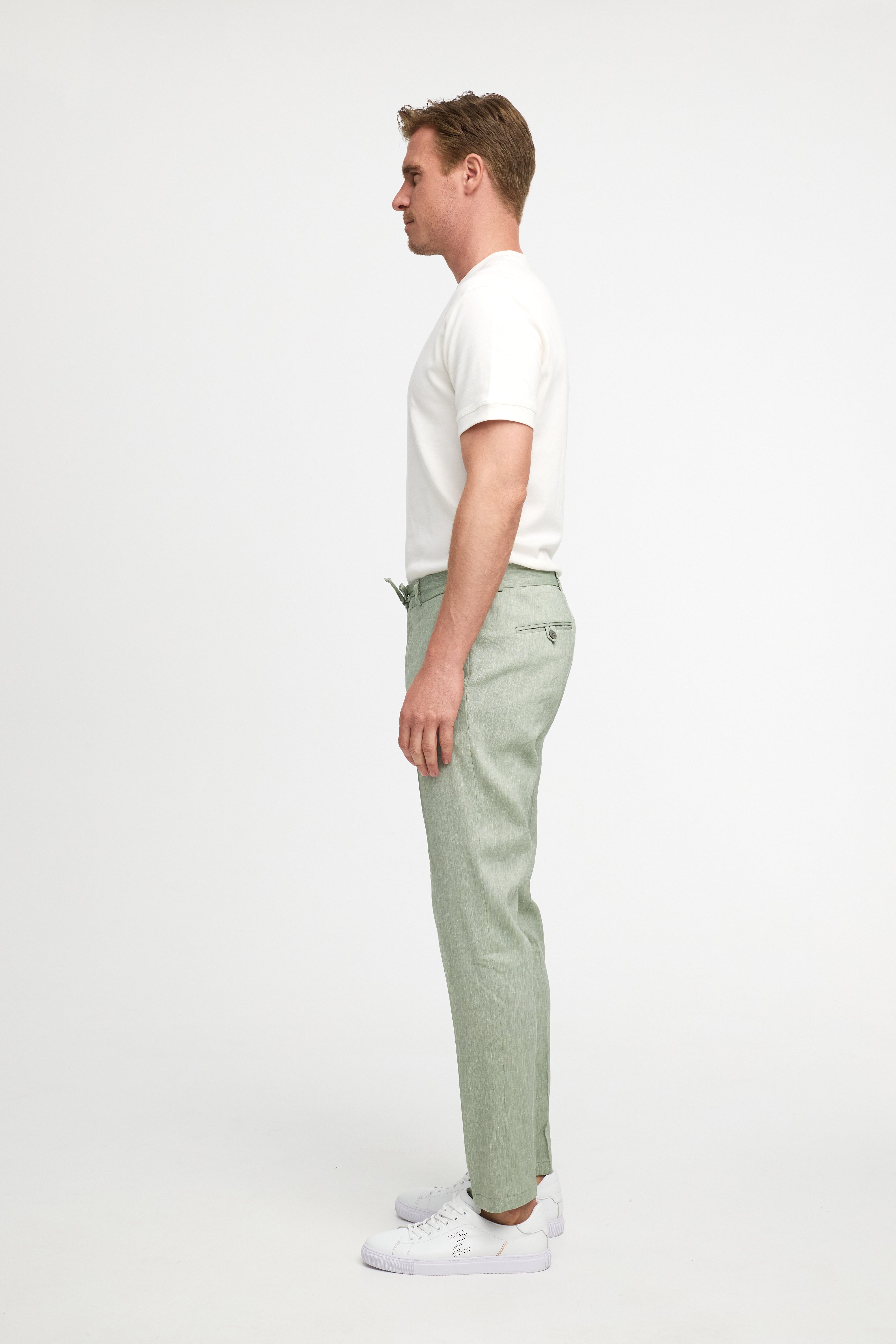 Leinen Hose DiSpartaflex SE 211547-720 Salbei