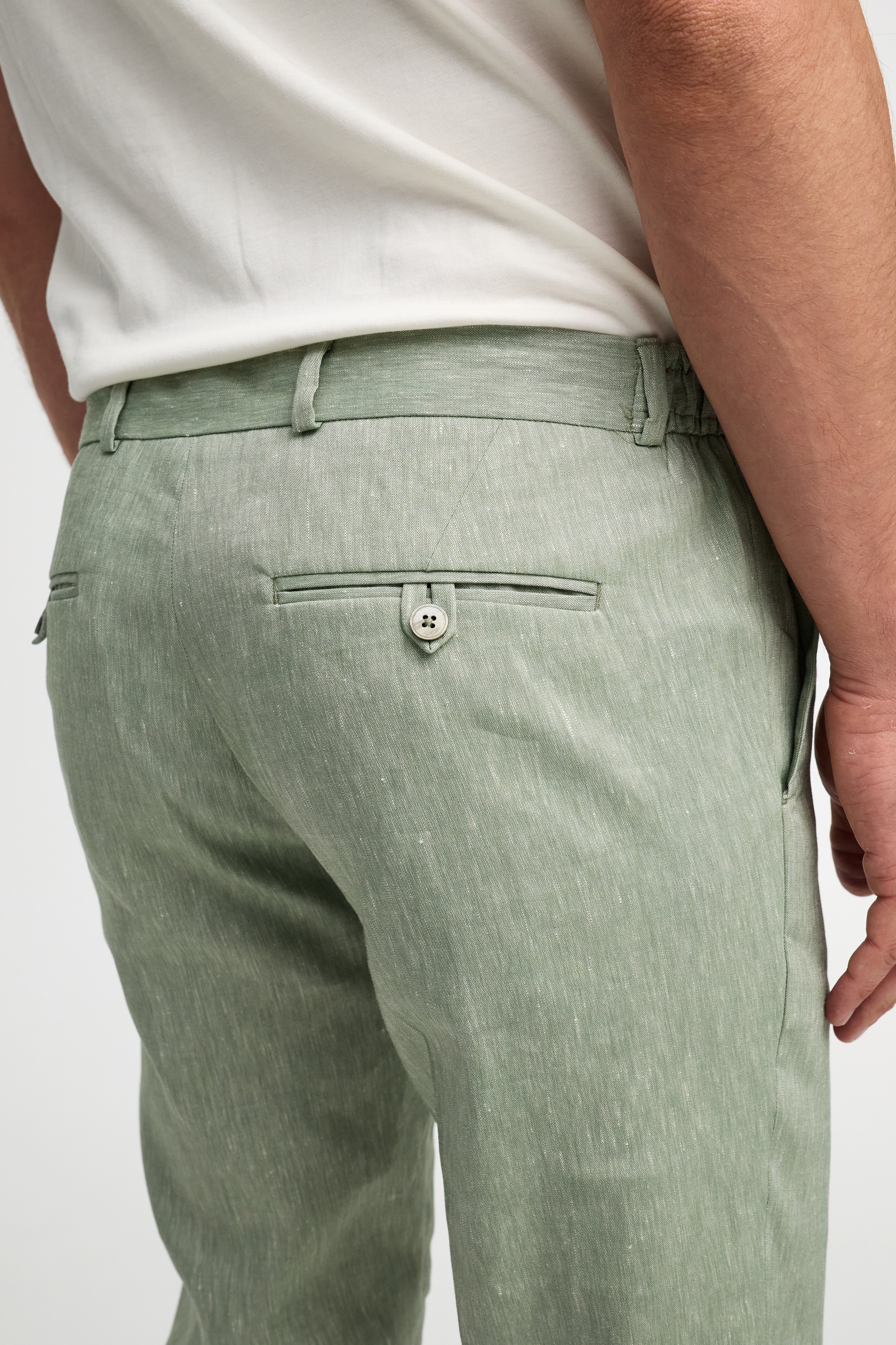 Leinen Hose DiSpartaflex SE 211547-720 Salbei