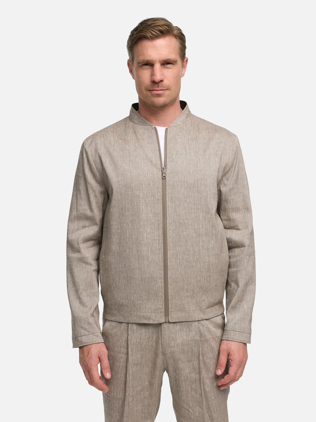 DiRevaudio Blouson Regular Fit | Med. Beige