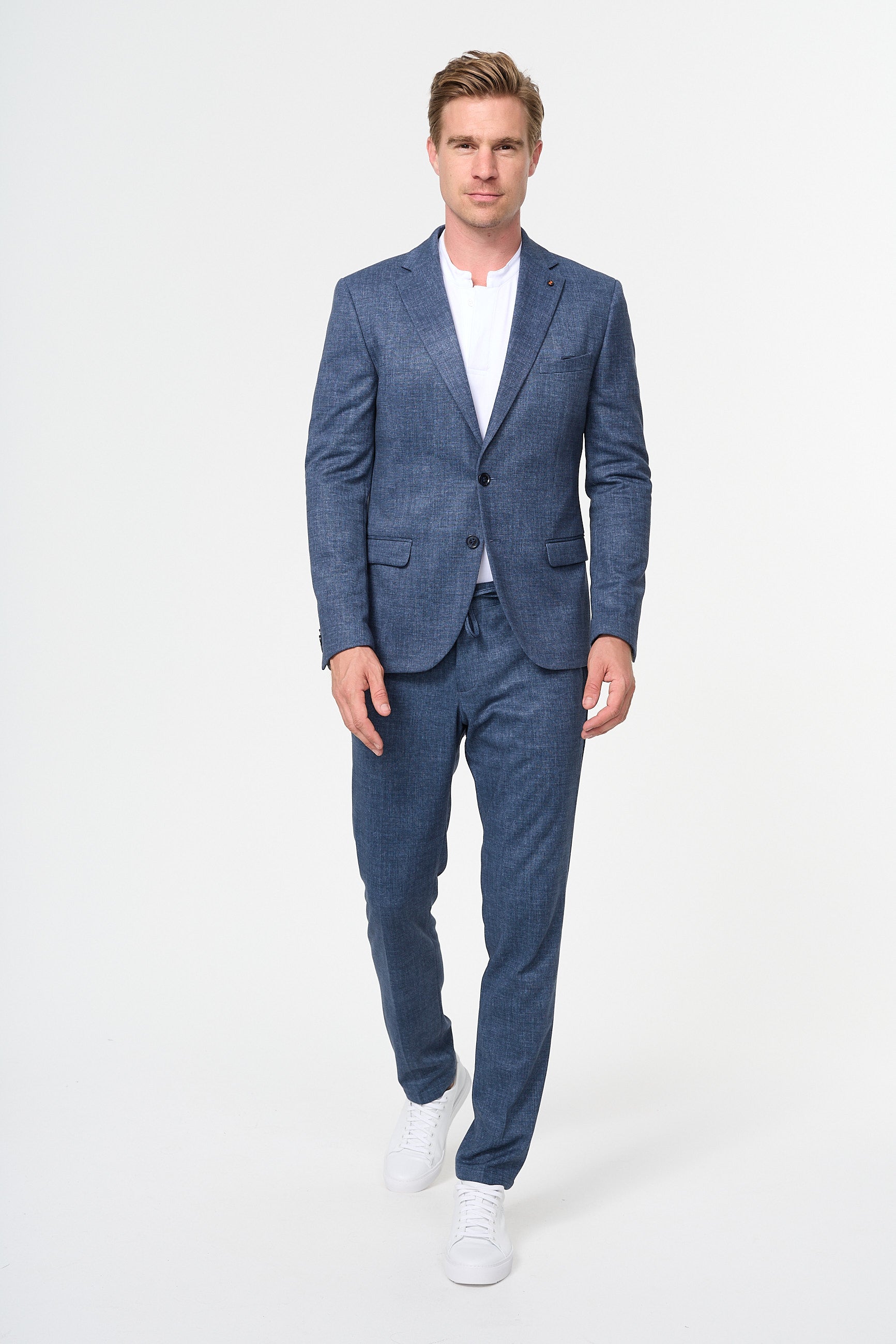 Herren Hose DiSpartaflex SE in Navy, Detailansicht 2