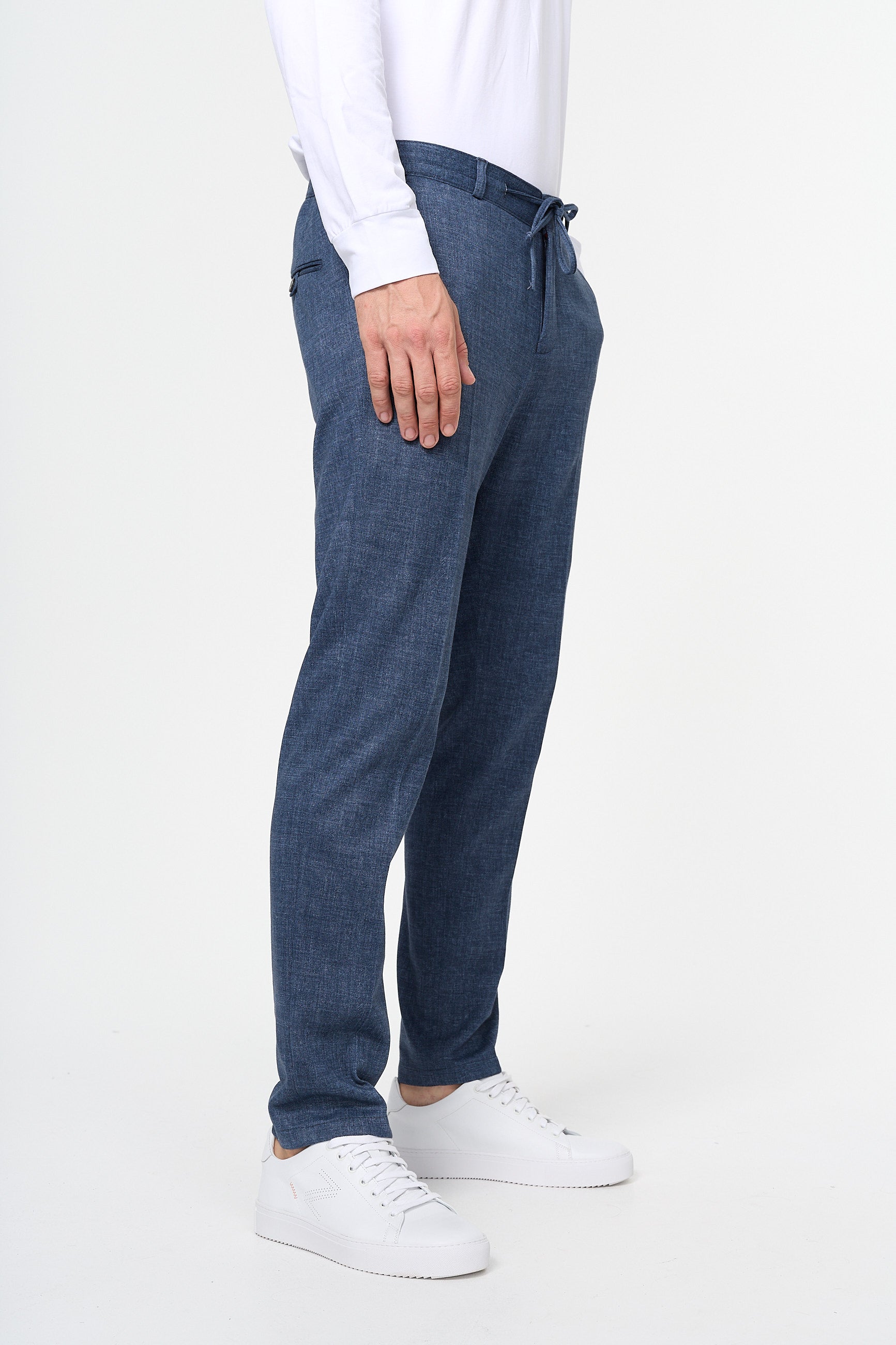 Herren Hose DiSpartaflex SE in Navy, Rückansicht