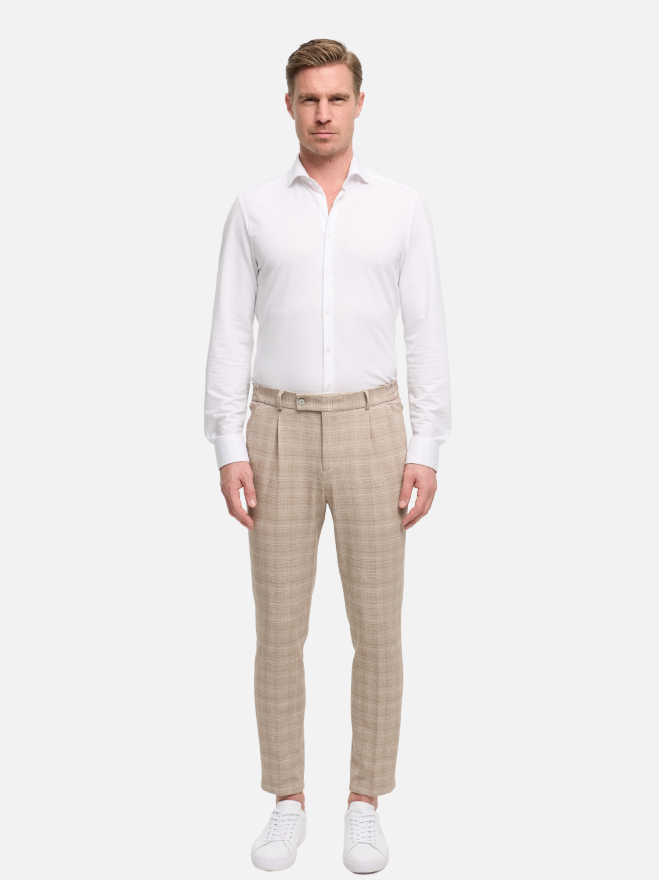 Herren Hose DiCliffer36 SE in Dk. Beige, Vorderansicht