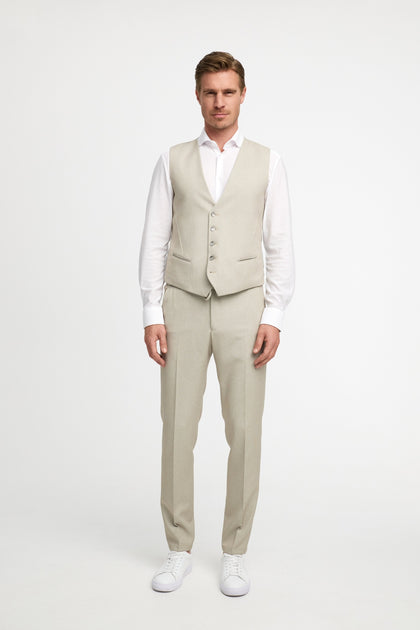DiWesley Anzugweste Slim Fit | Lt. Beige