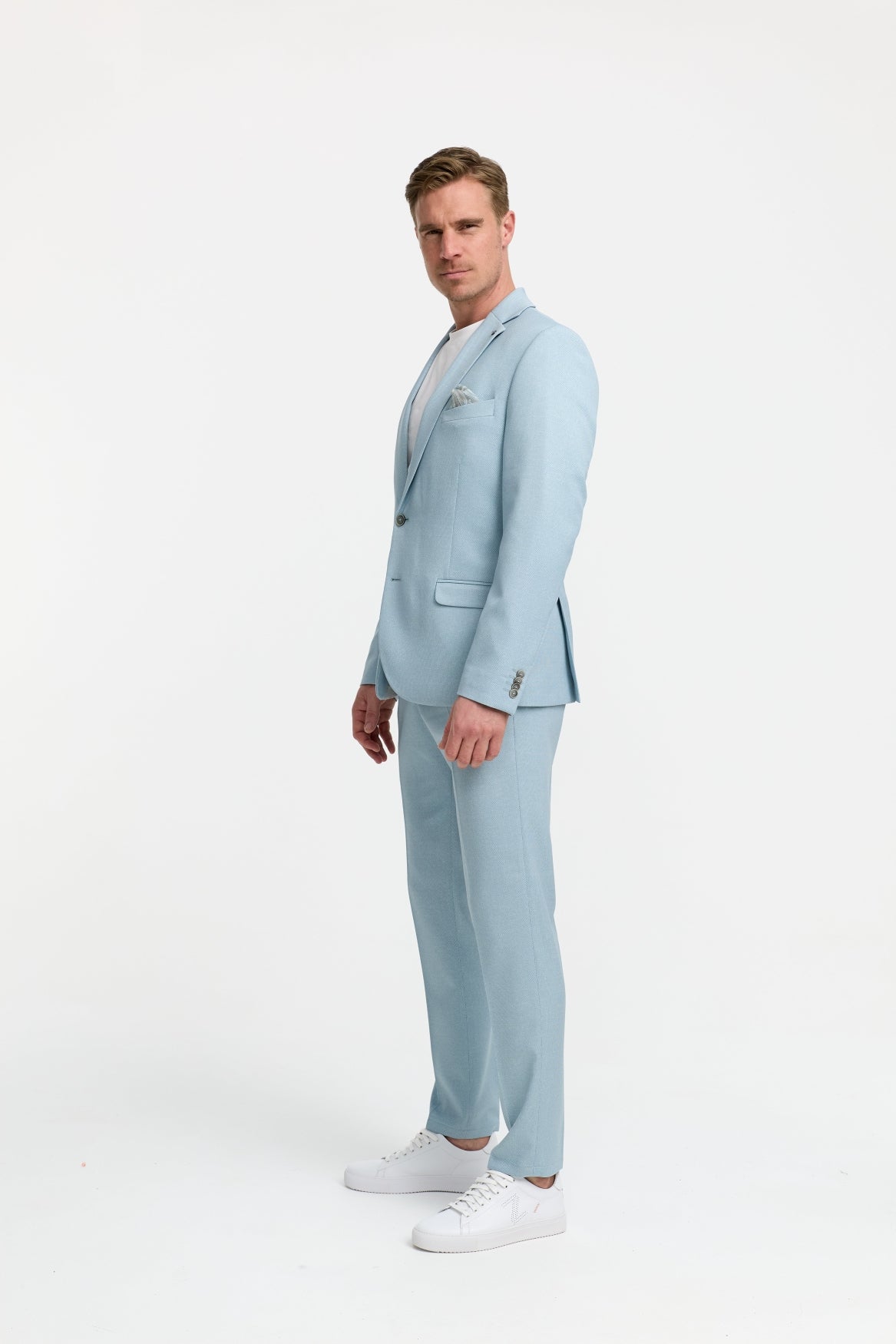Herren Sakko DiNick in Lt. Blue, Seitenansicht