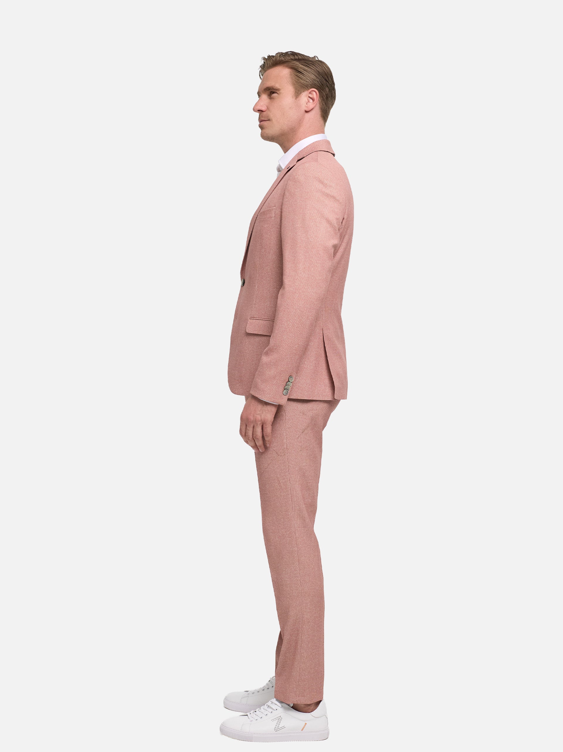 Herren Anzug in Ochre, Seitenansicht
