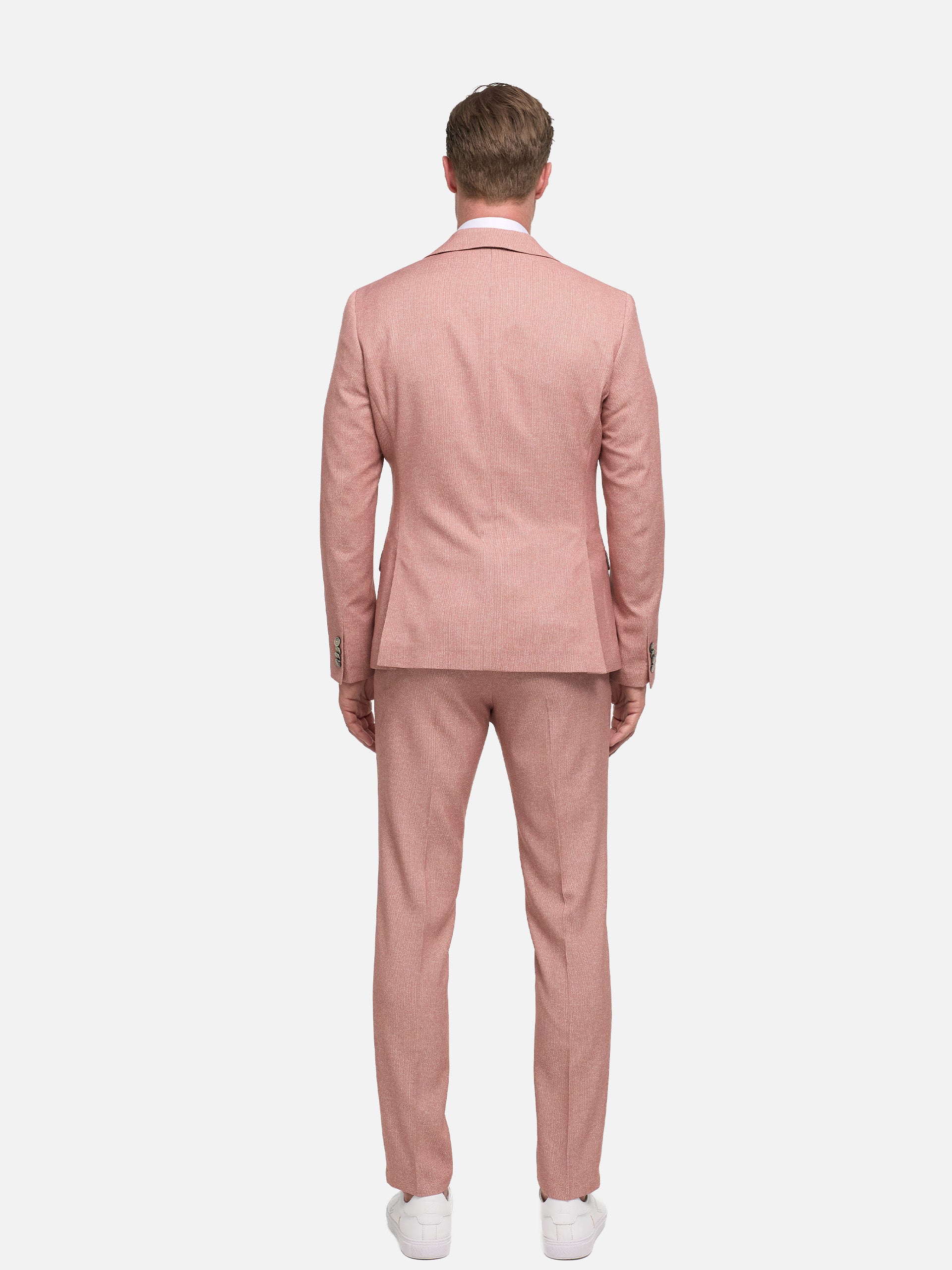 Herren Anzug in Ochre, Rückansicht