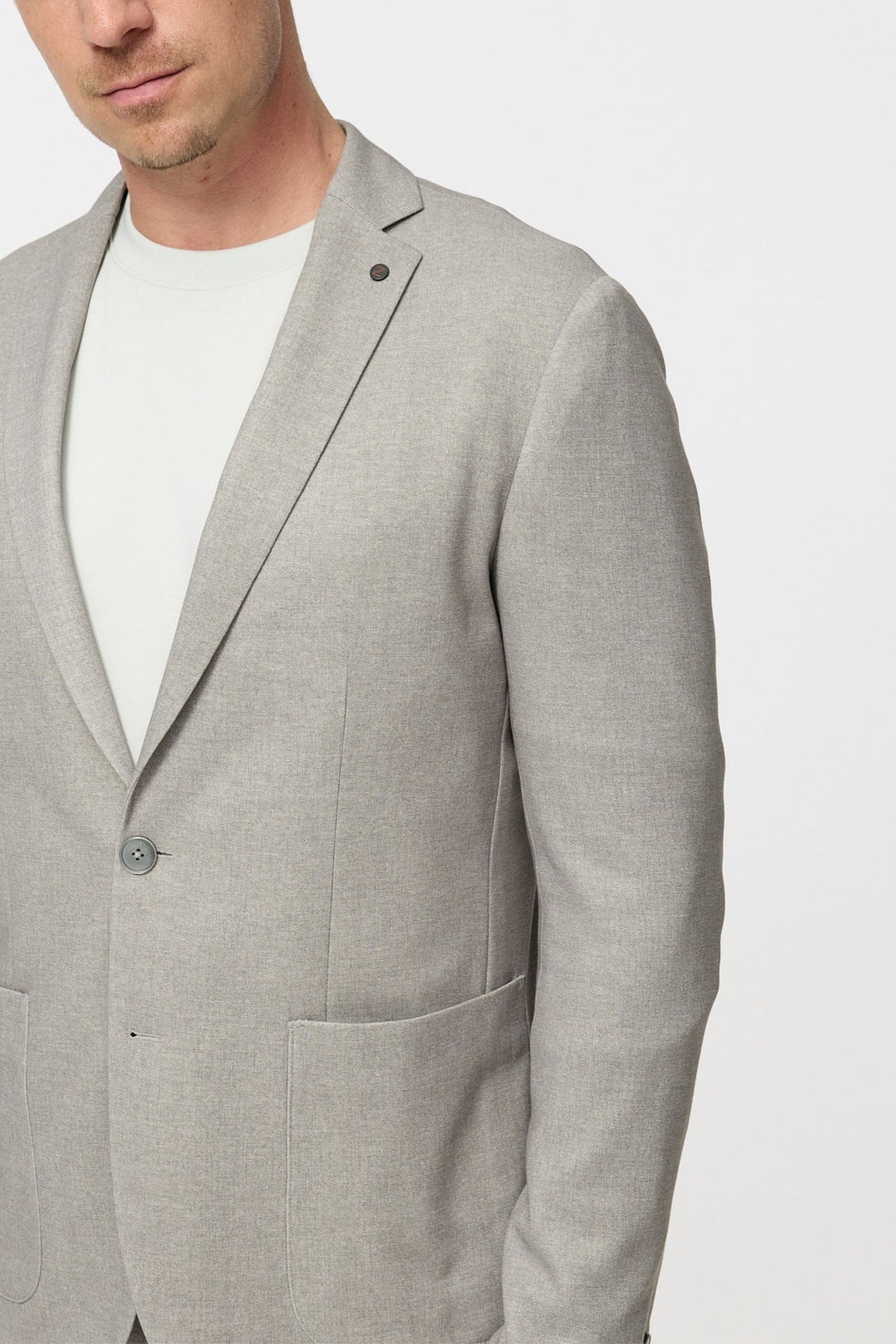 Jersey Sakko DiNove 251617-250 | Med. Beige