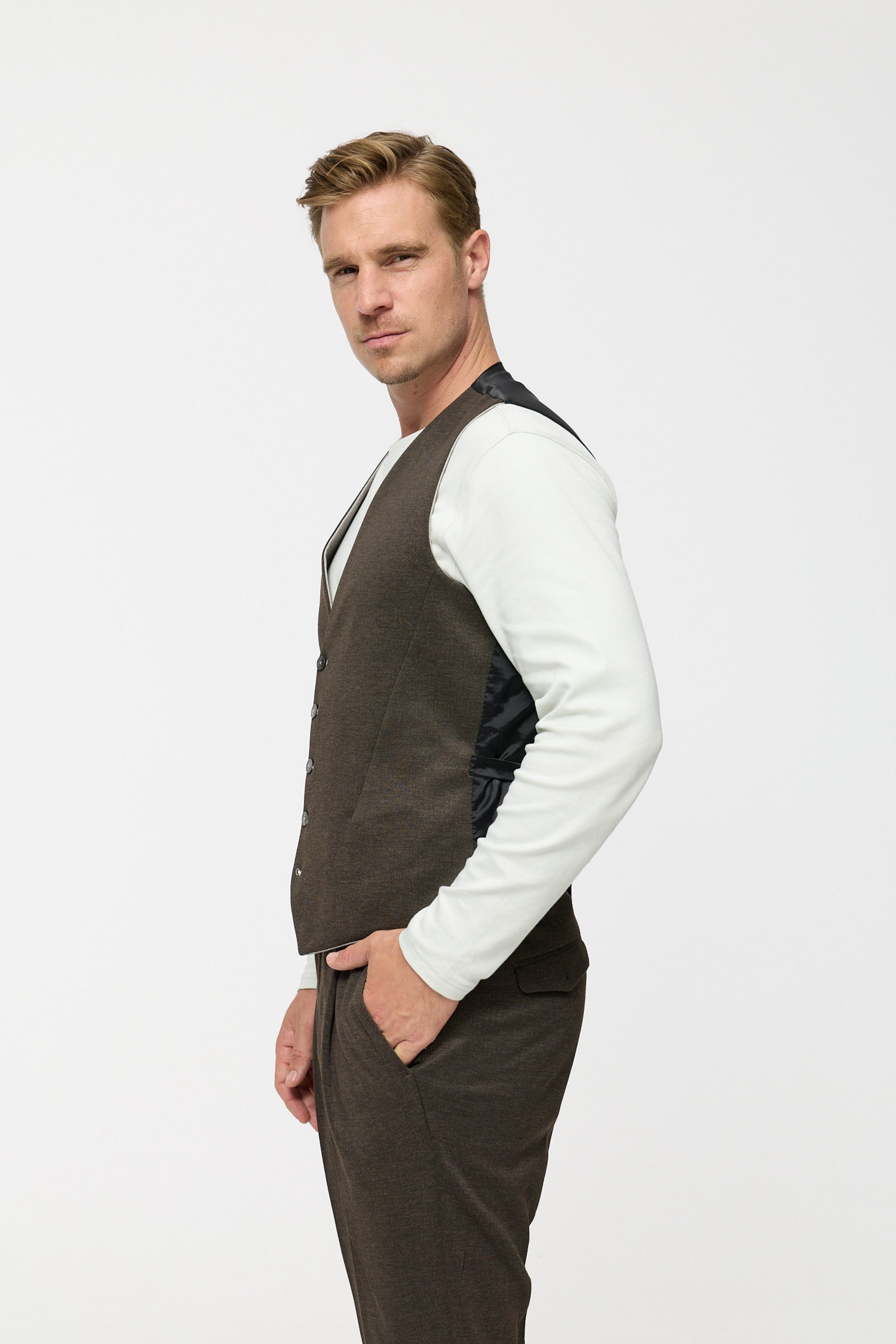 Jersey Weste DiWesley RV 251617-250 Beige