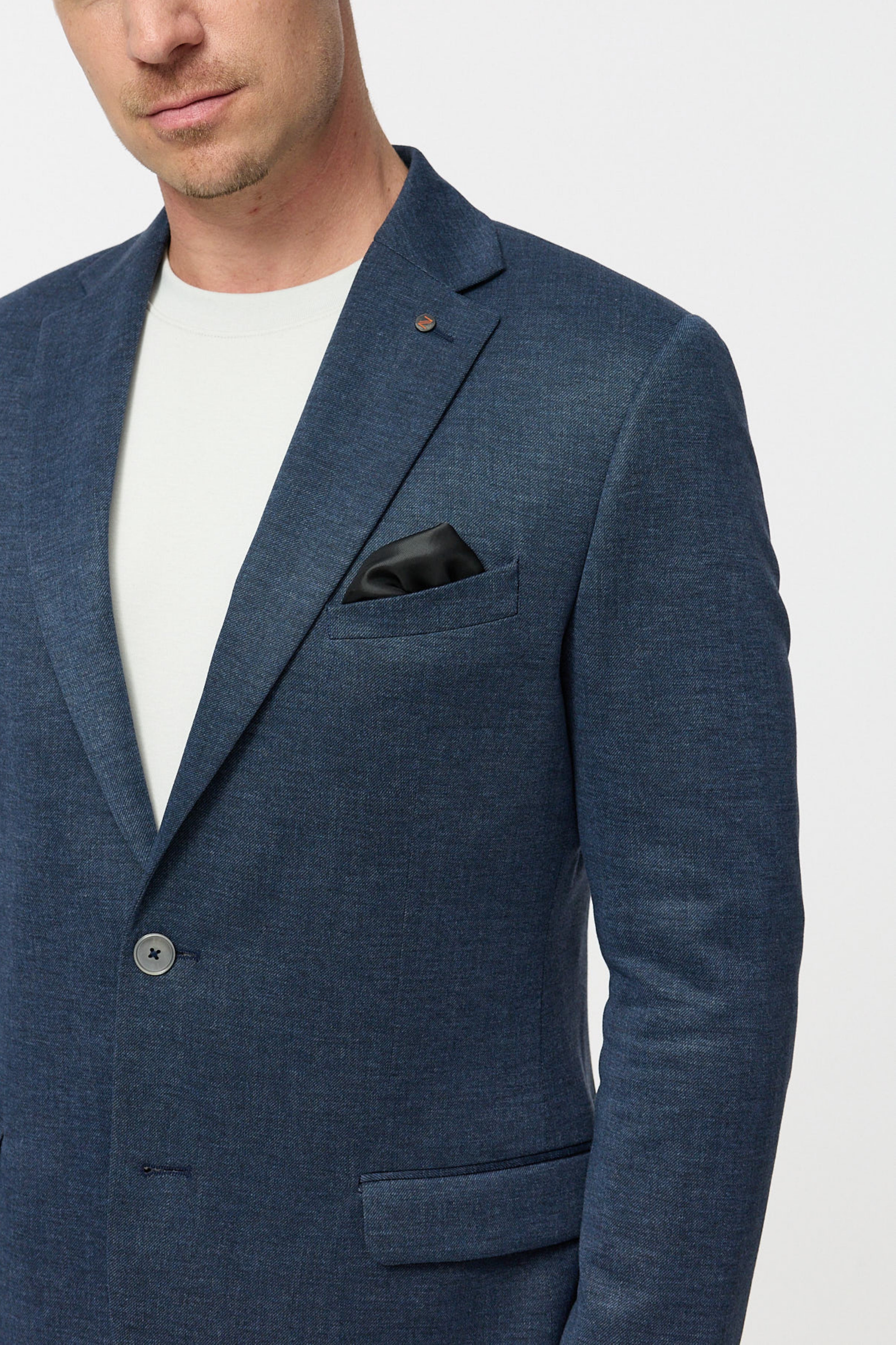 Jersey Sakko DiNick 251617-650 Jeansblue