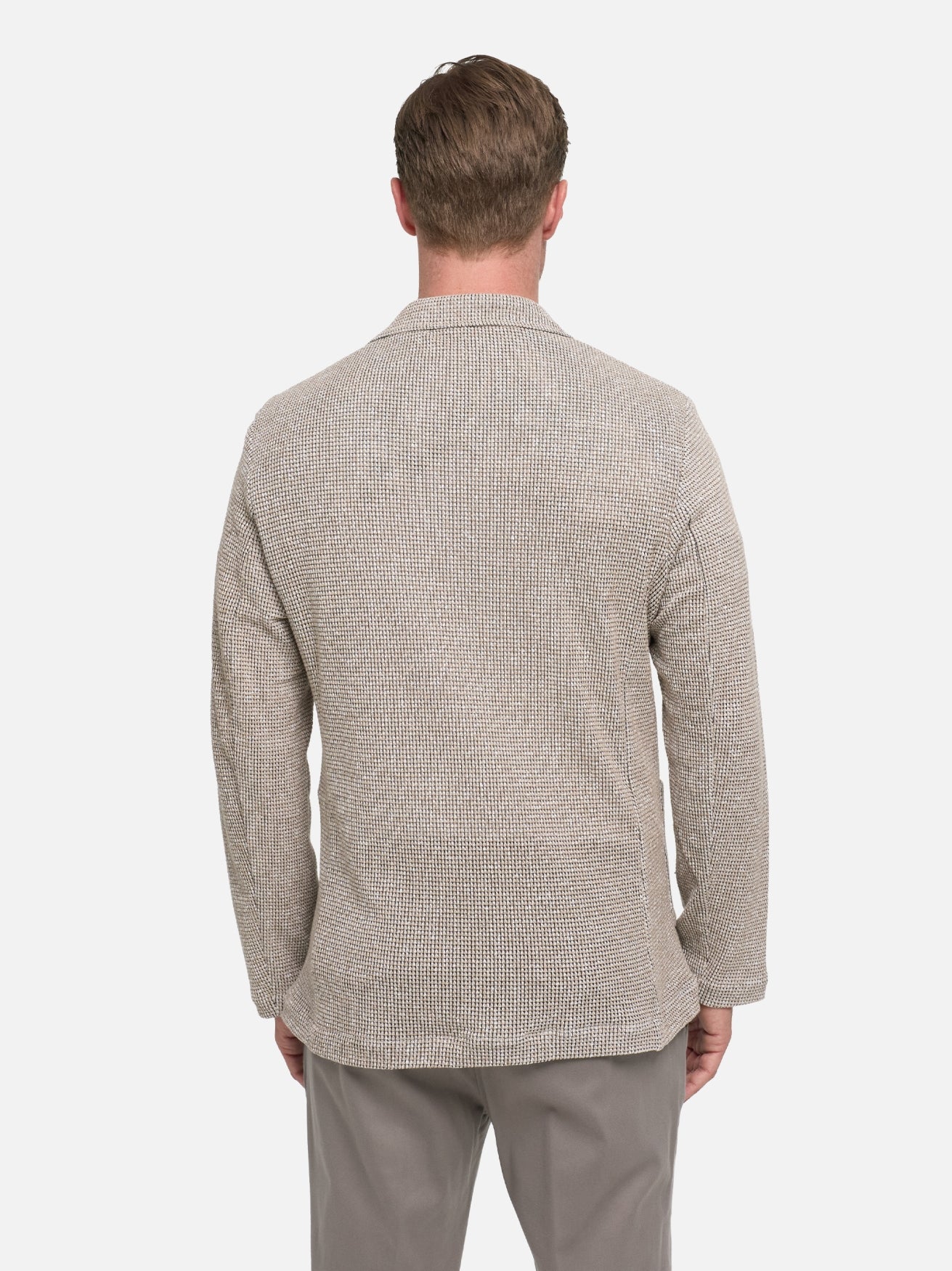 Herren Sakko DiFab in Lt. Beige, Rückansicht
