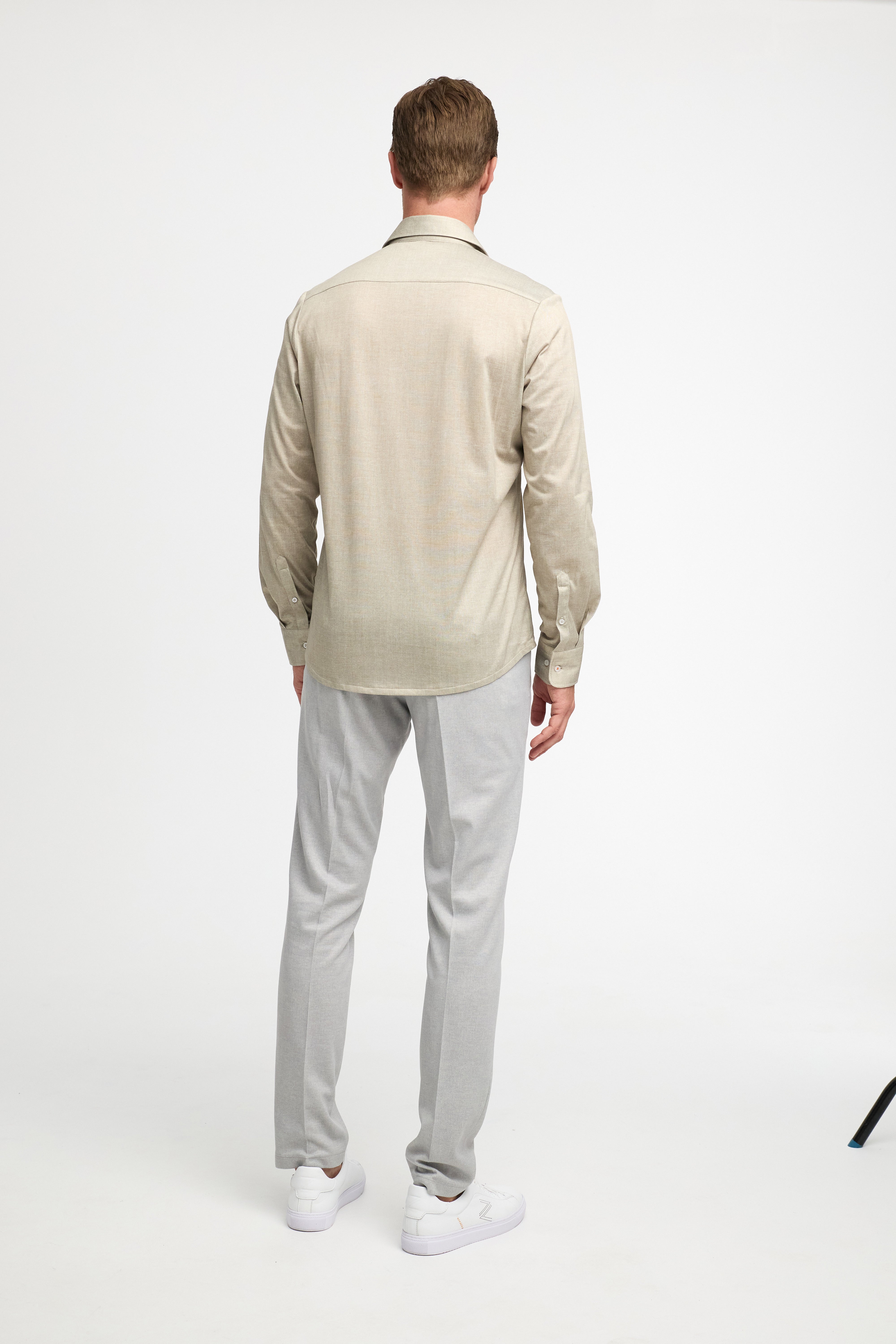 Slim Fit Hemd DiHans 251679-220 Beige – mit Hydrocool Technologie