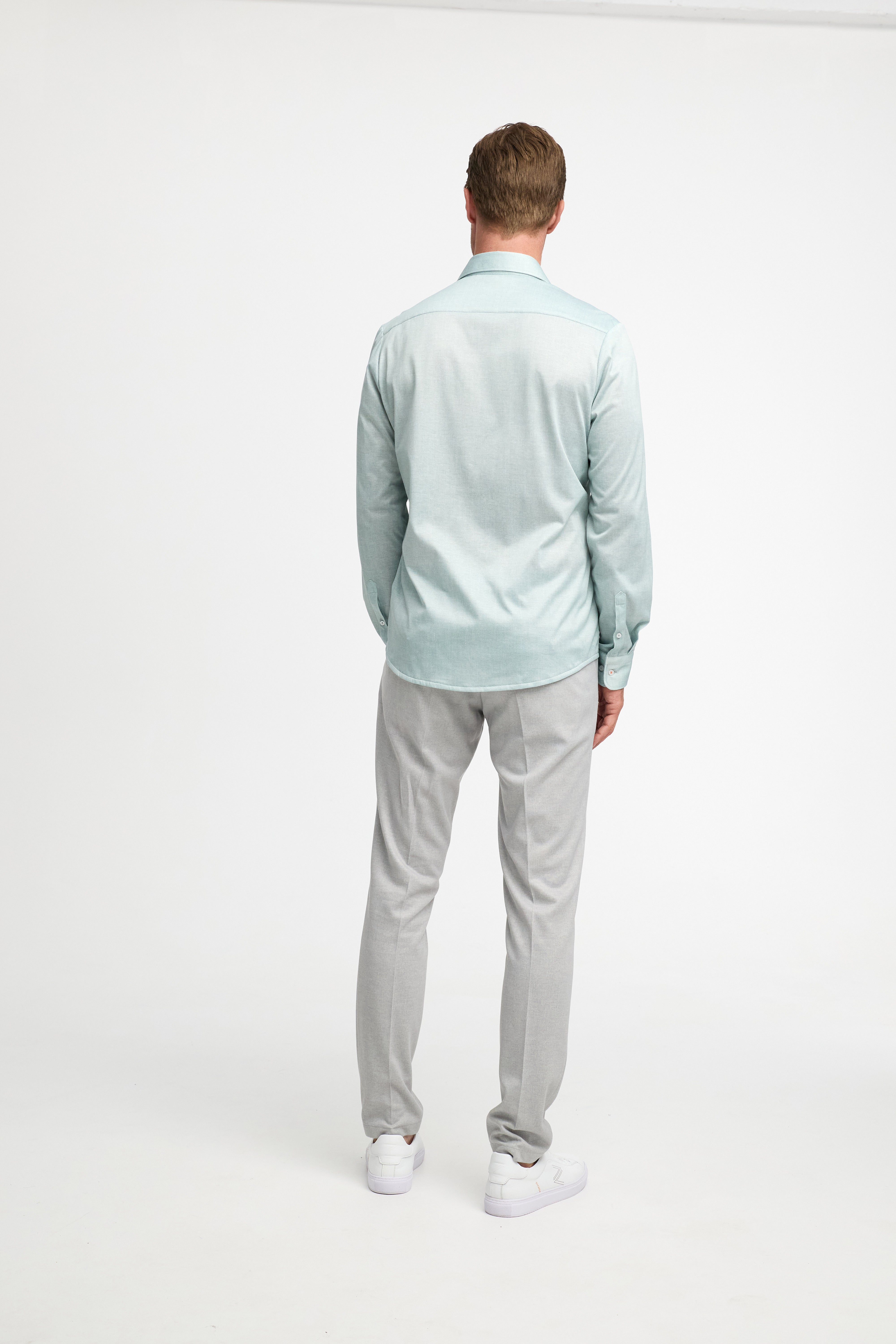 Slim Fit Hemd DiHans 251679-711 Mint - mit Hydrocool Technologie