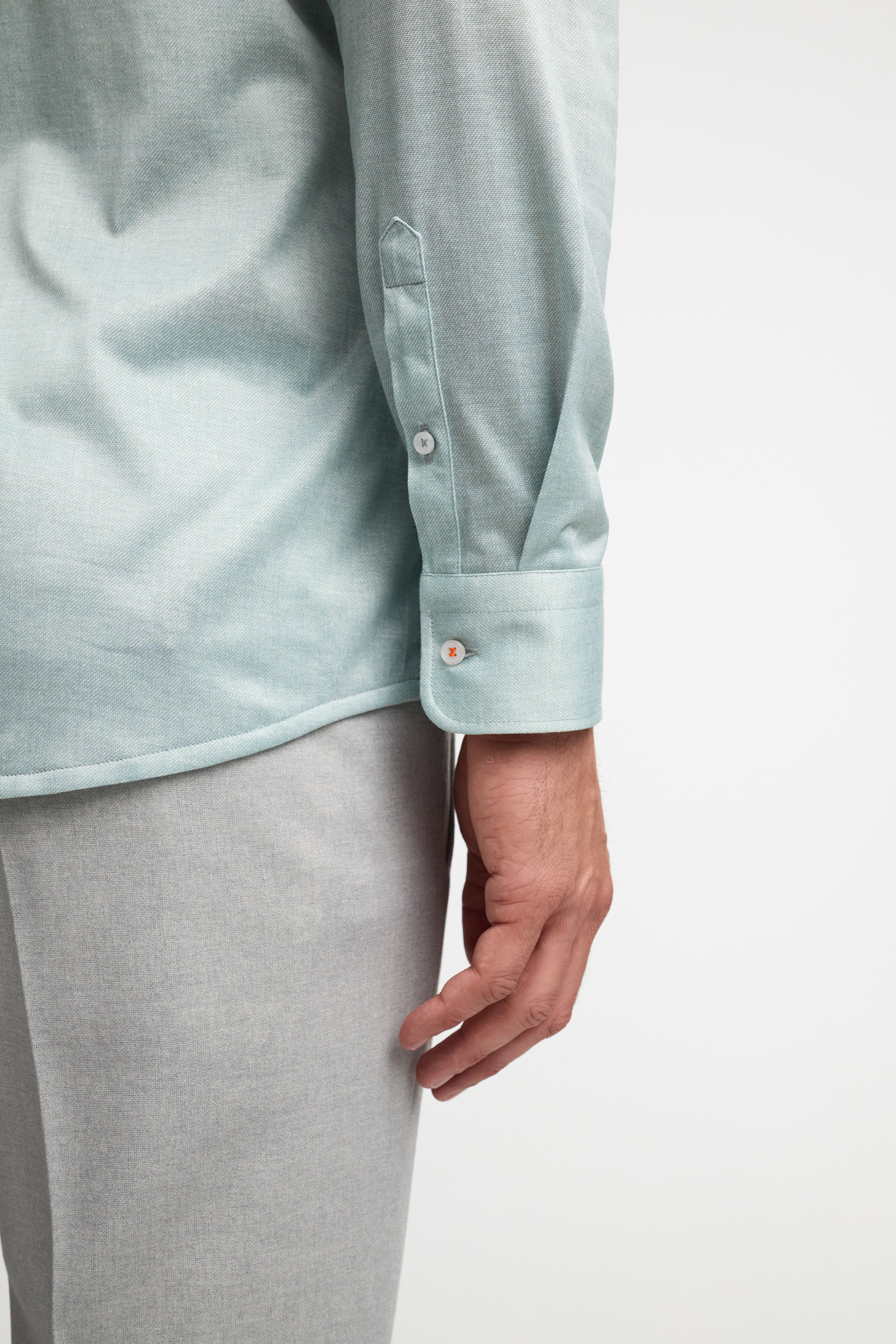 Slim Fit Hemd DiHans 251679-711 Mint - mit Hydrocool Technologie