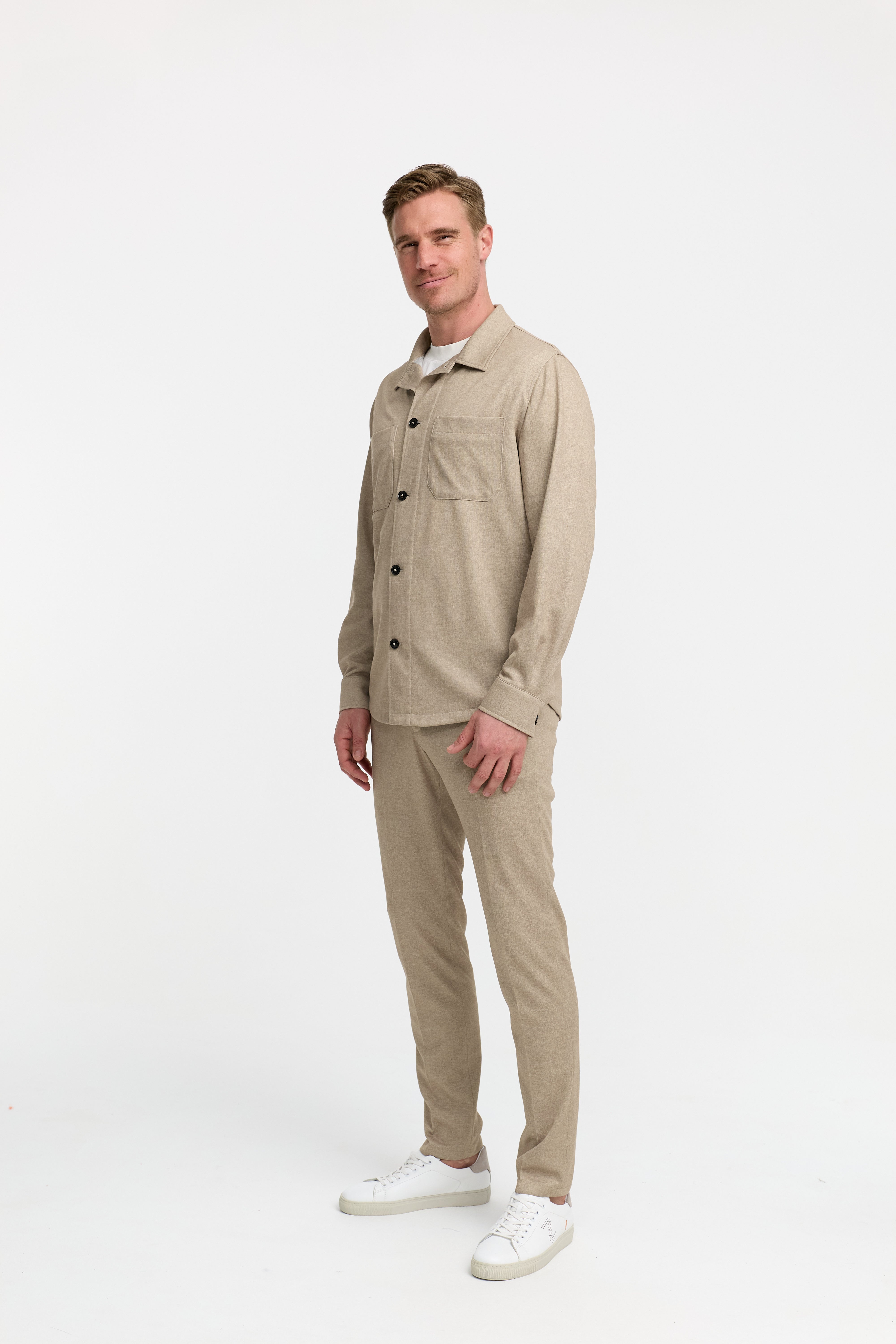 Jersey Overshirt DiZoel 251695-220 Sand