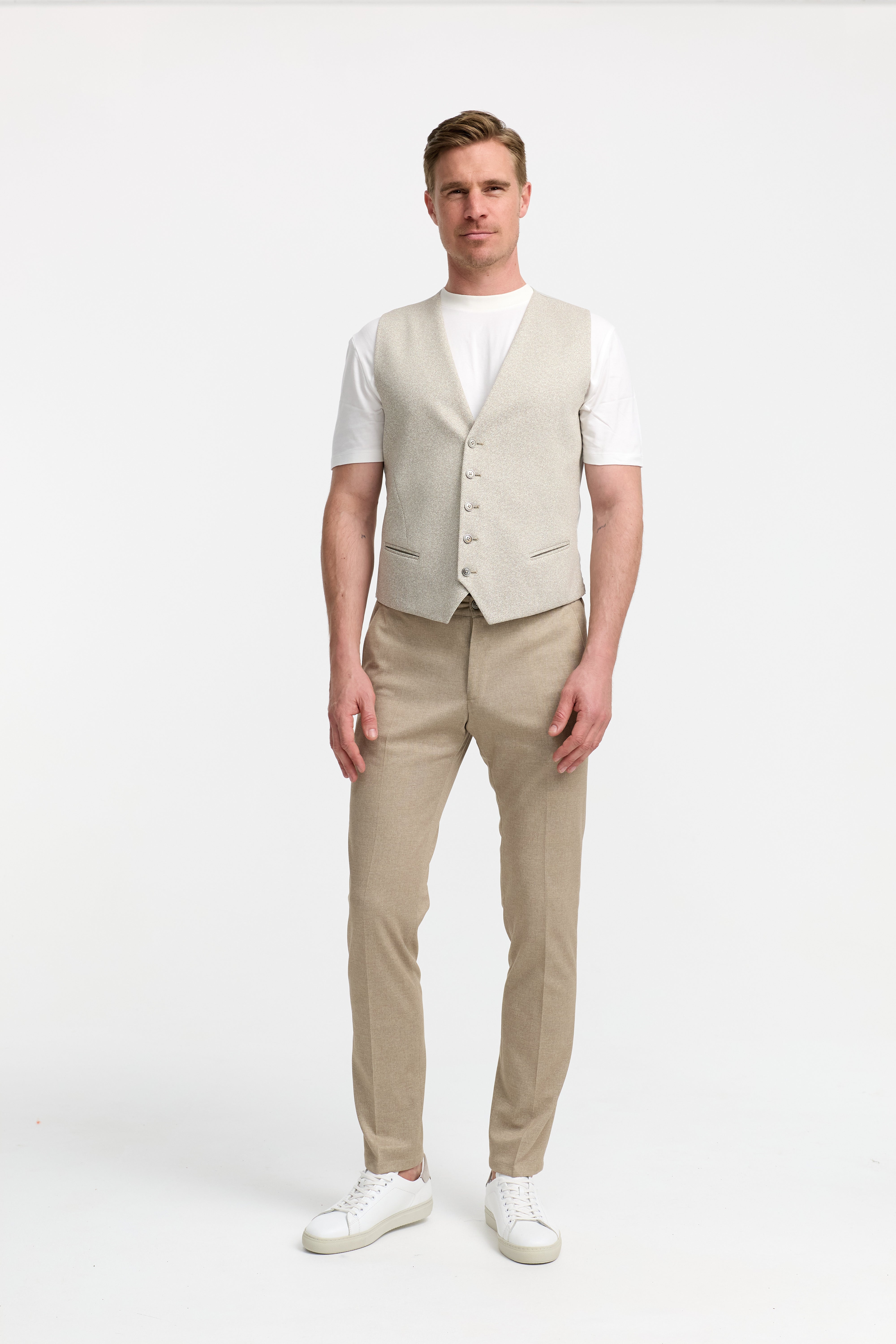 Jersey Weste DiWesley 251677-220 Beige