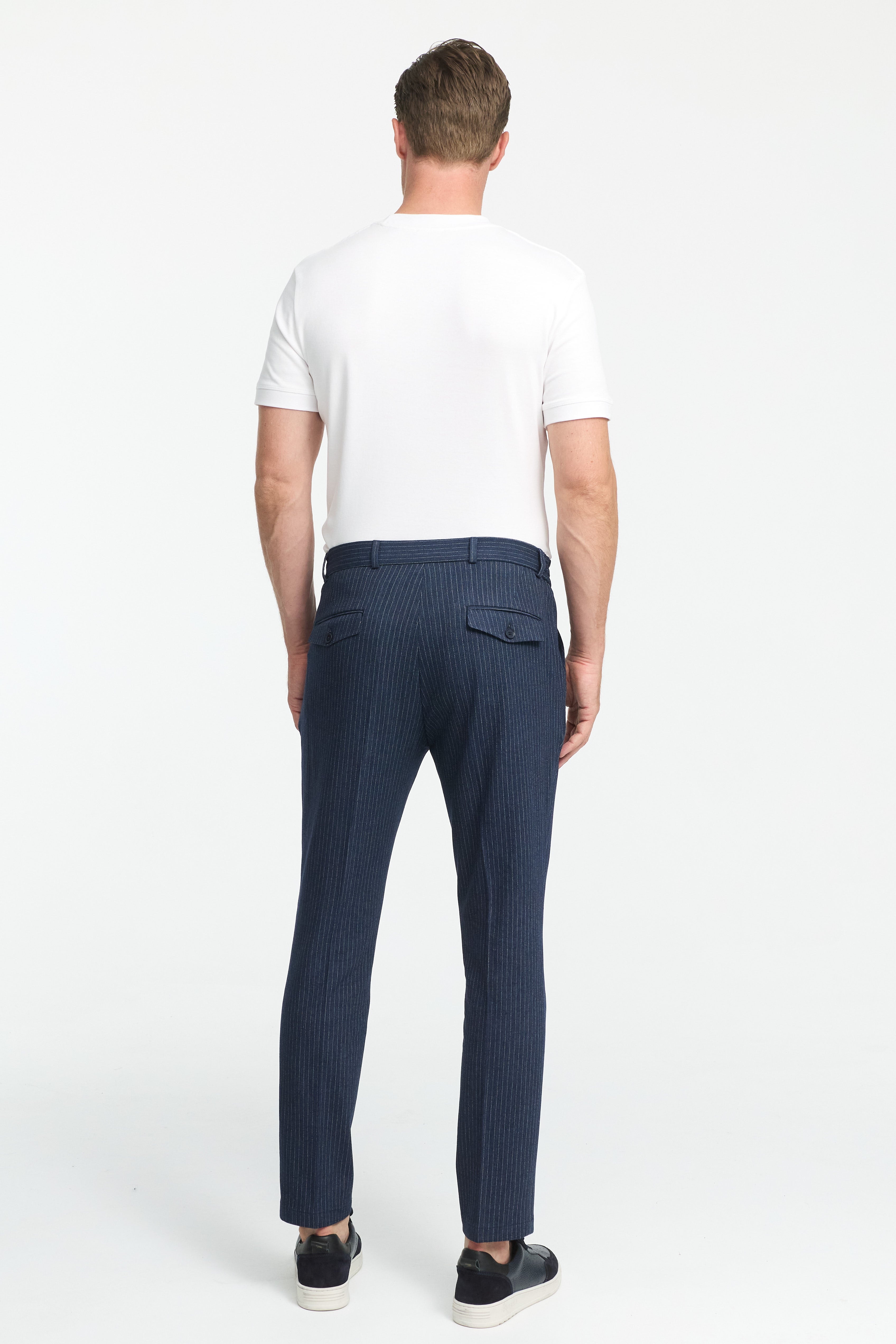 Jersey Anzughose DiCliffer SE 252051-680 Blau gestreift