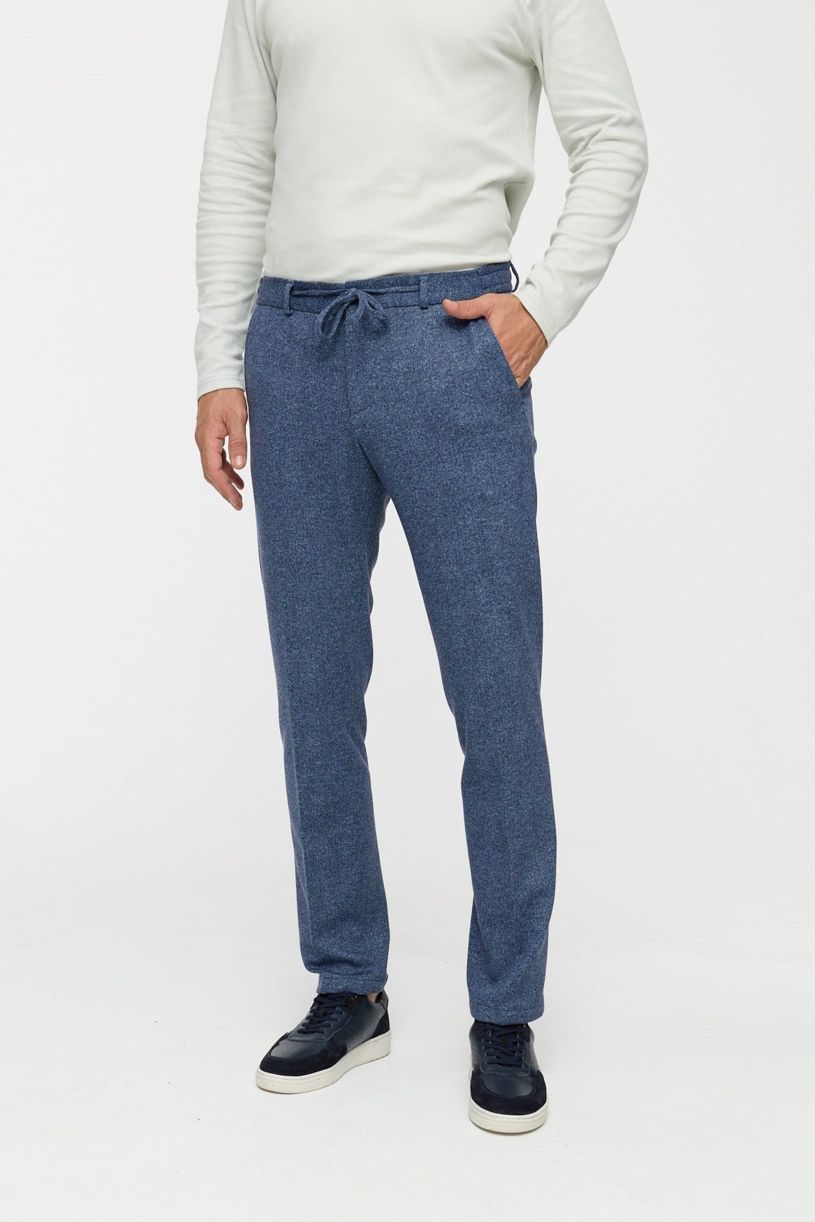 Herren Hose DiSpartaflex SE in Dk. Blue, Vorderansicht