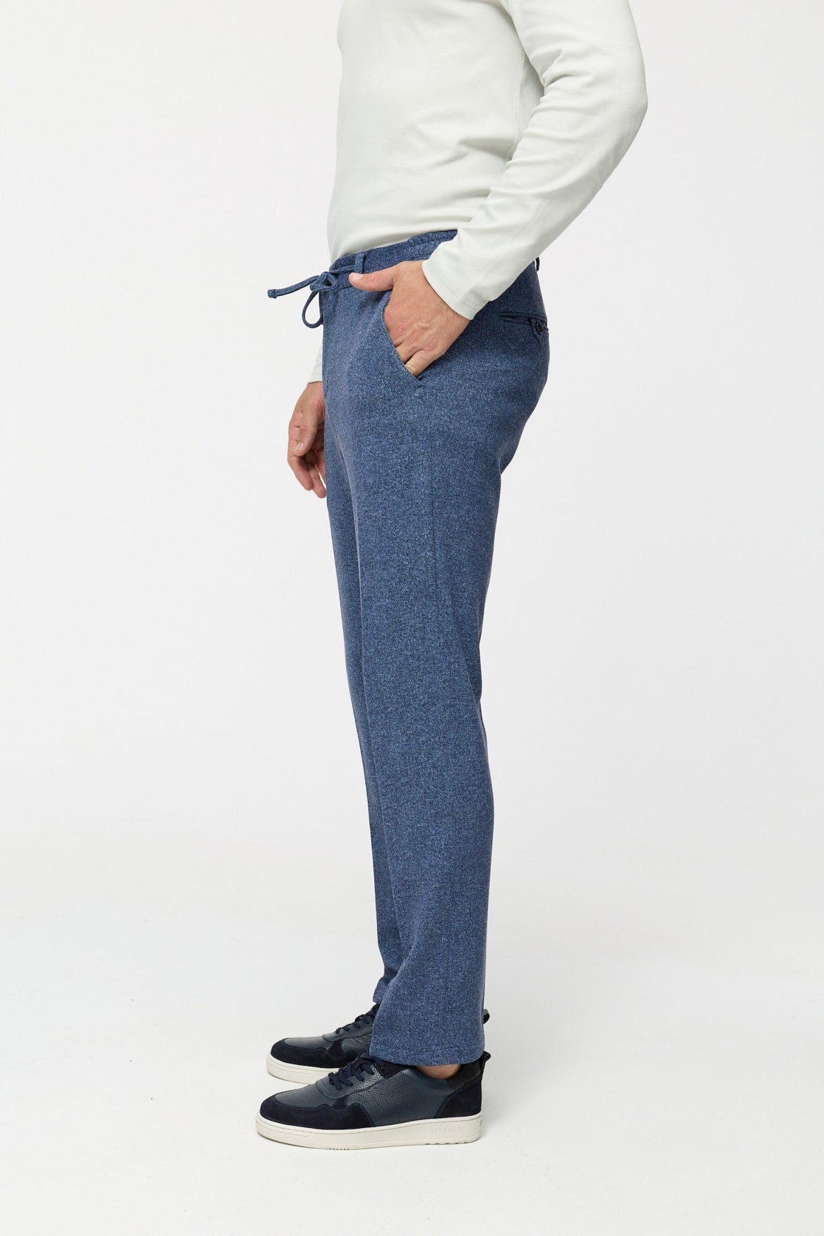 Herren Hose DiSpartaflex SE in Dk. Blue, Seitenansicht