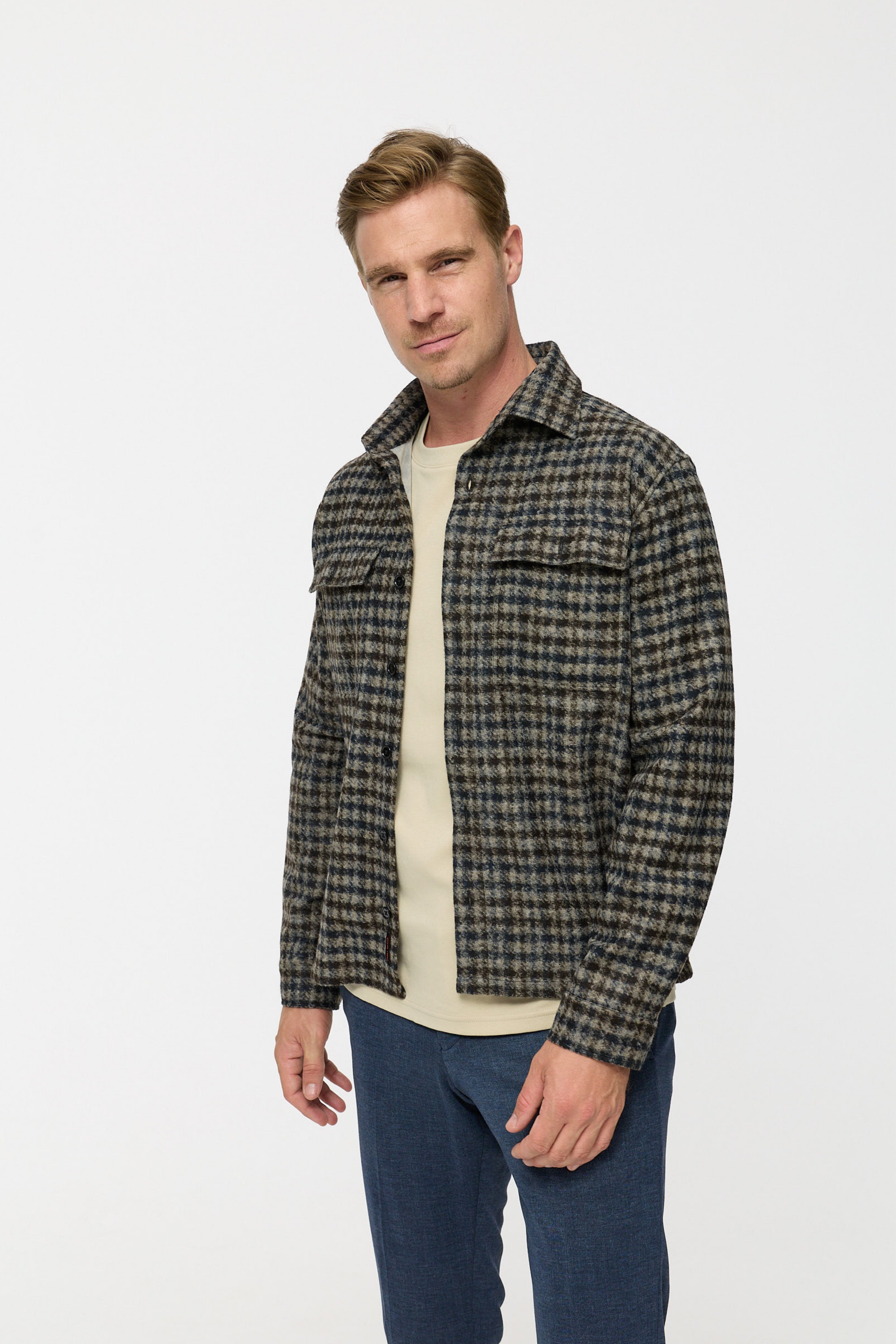 Overshirt DiTyler 252663-780 Beige Mixed