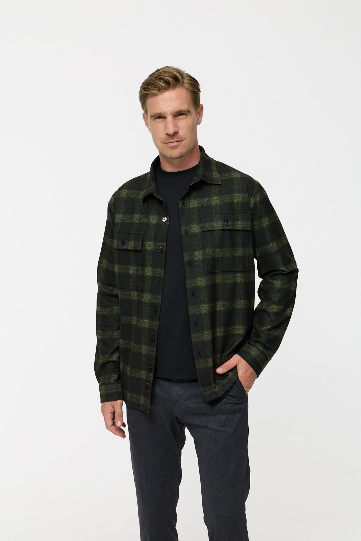 DiTyler Overshirt Regular Fit | Dk. Green