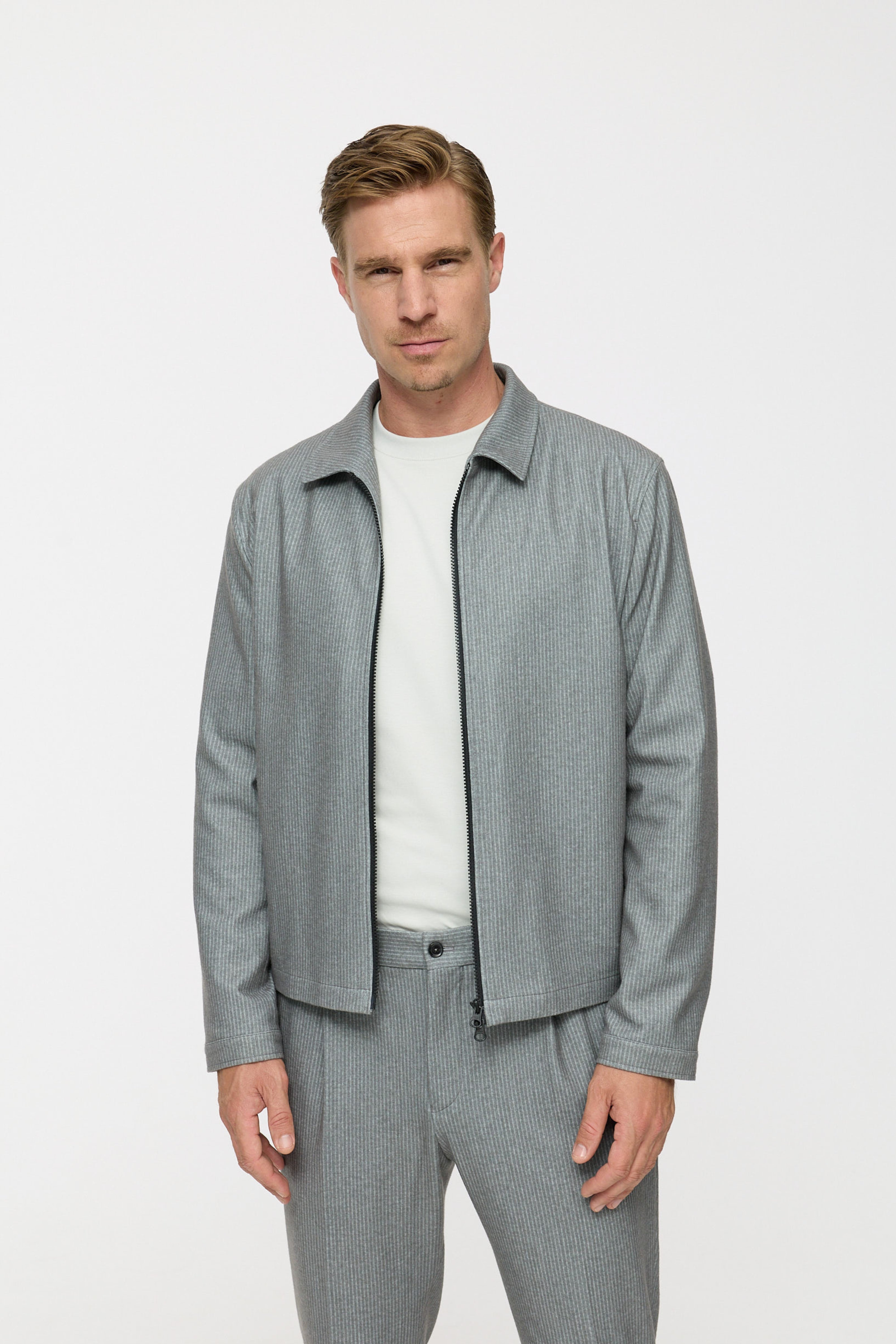 Blouson DiClaudio 252690-370 Grey Striped