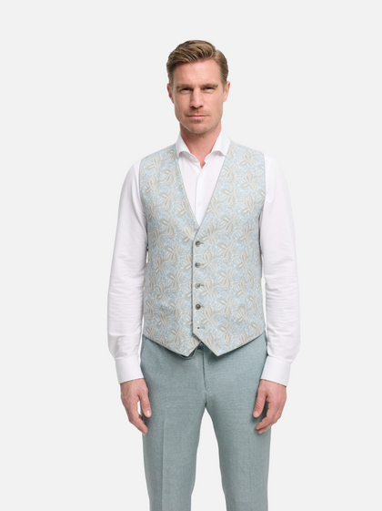 DiWesley Anzugweste Slim Fit | Lt. Mint