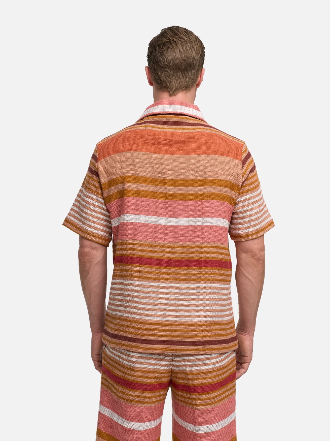 Herren Hemd DiCarlo in Dk. Beige, Rückansicht
