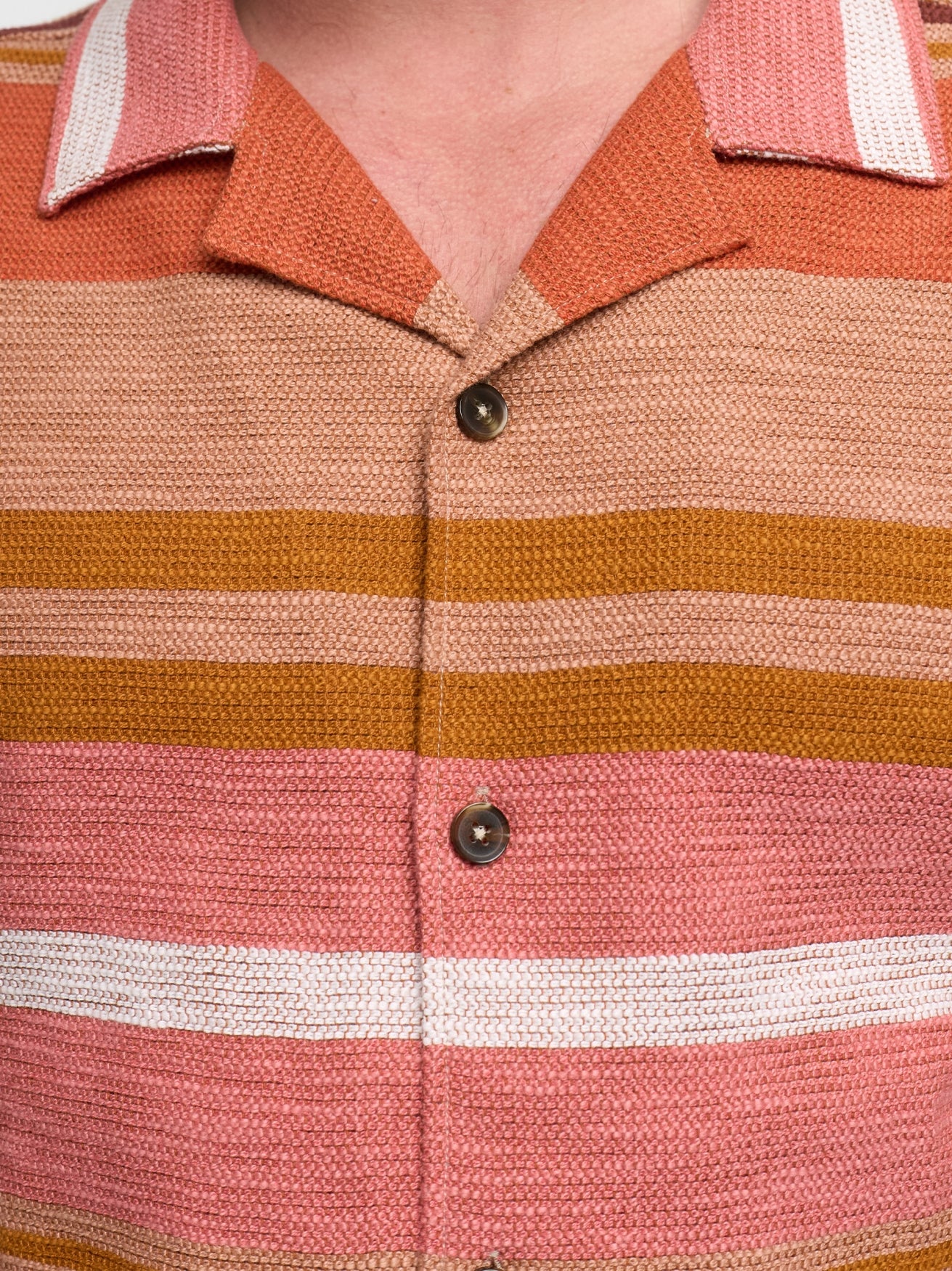 Herren Hemd DiCarlo in Dk. Beige, Detailansicht
