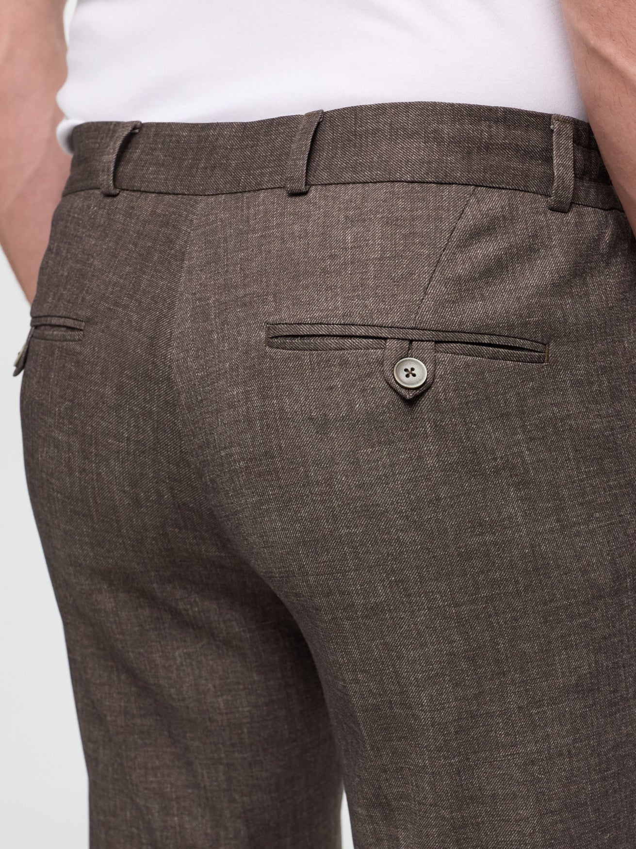 DiSpartaflex SE Anzughose Modern Fit | Med. Brown