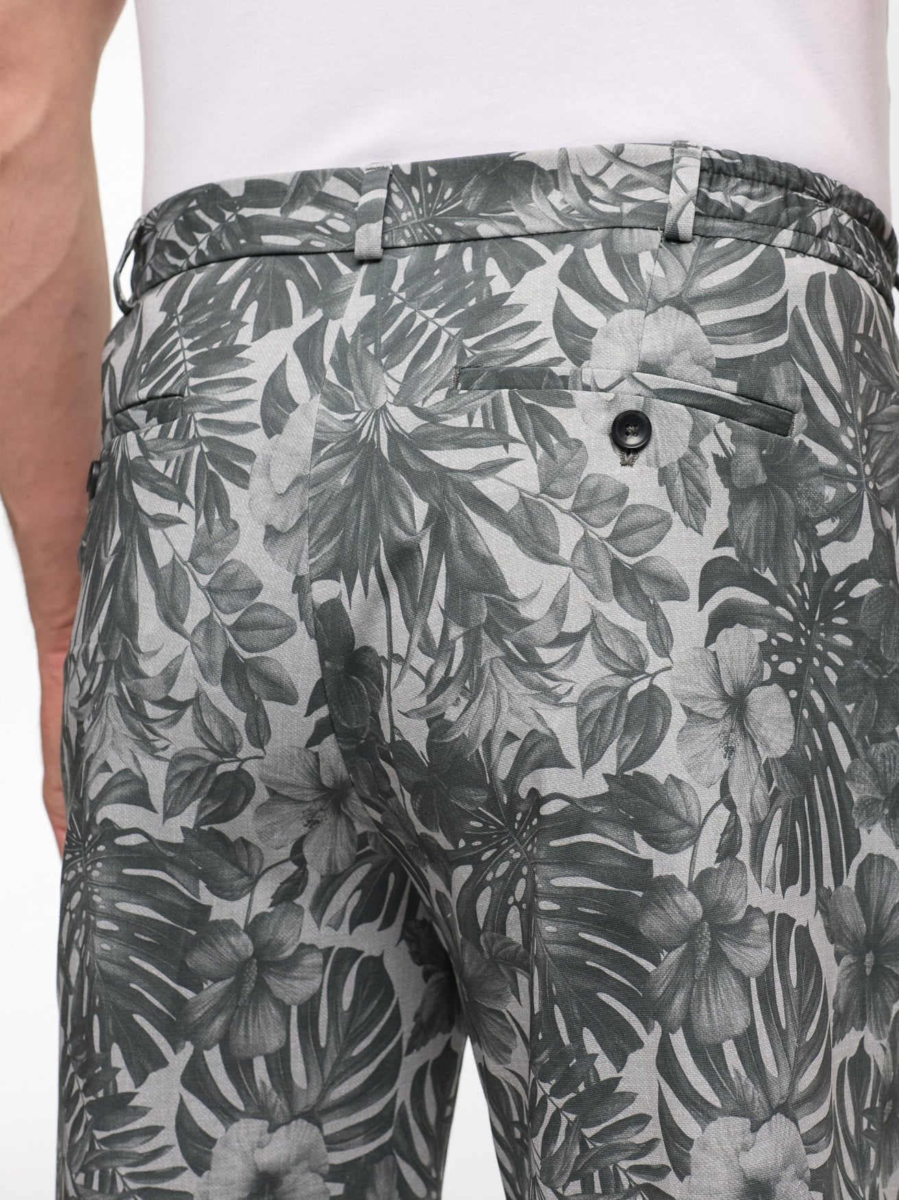 Herren Shorts DiPino SE in Med. Grey, Detailansicht