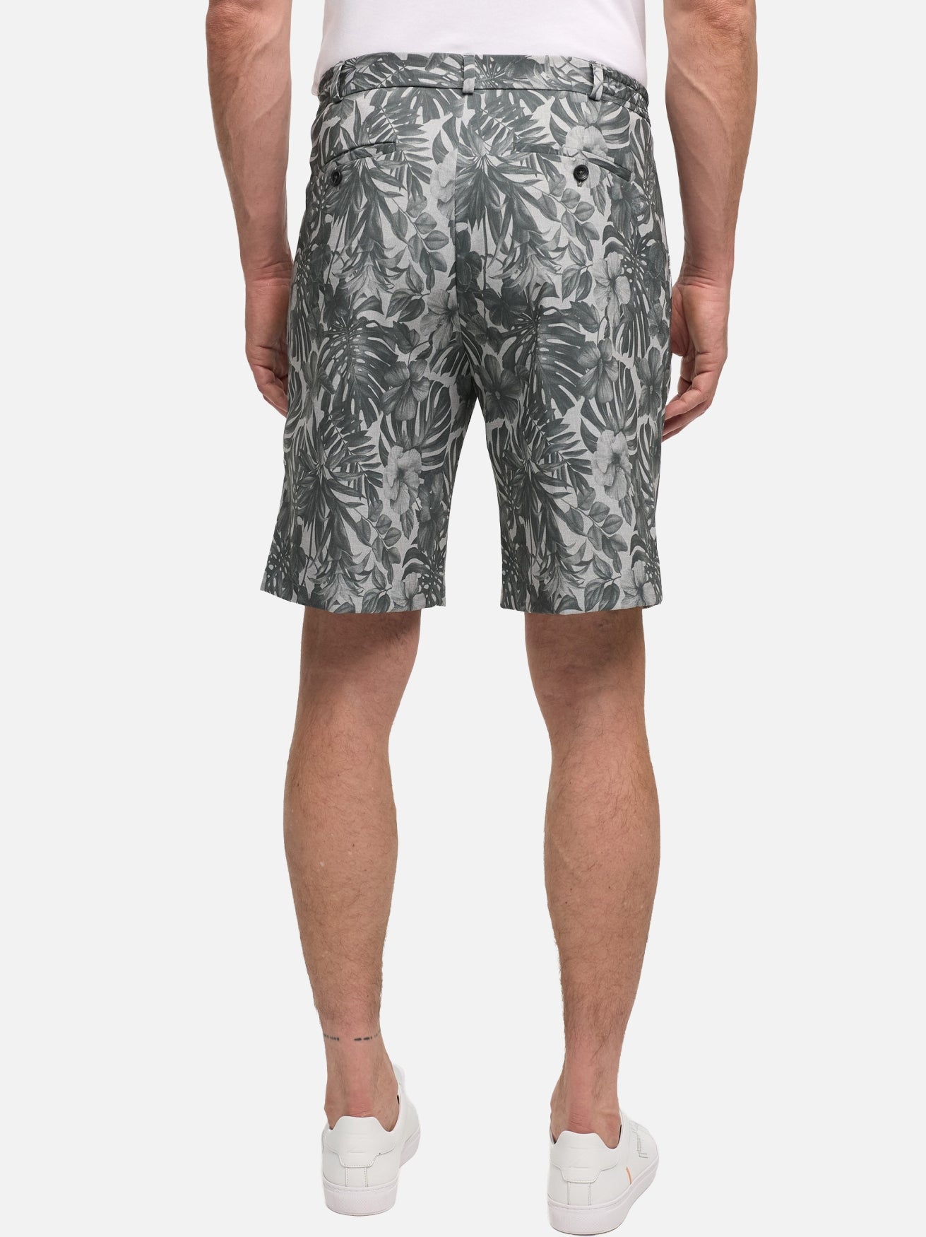 Herren Shorts DiPino SE in Med. Grey, Rückansicht