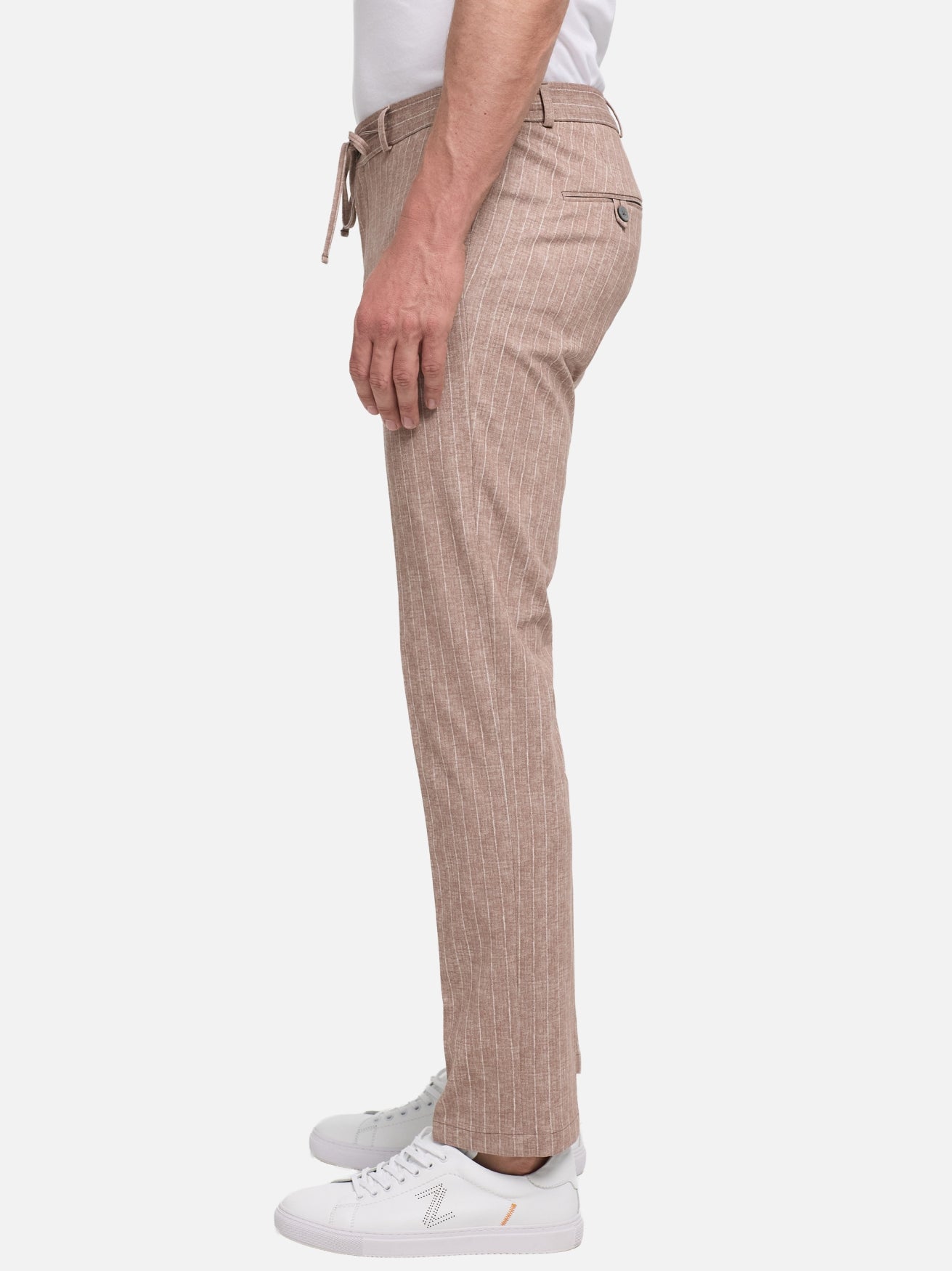 Herren Hose DiSpartaflex SE in Med. Rose, Seitenansicht