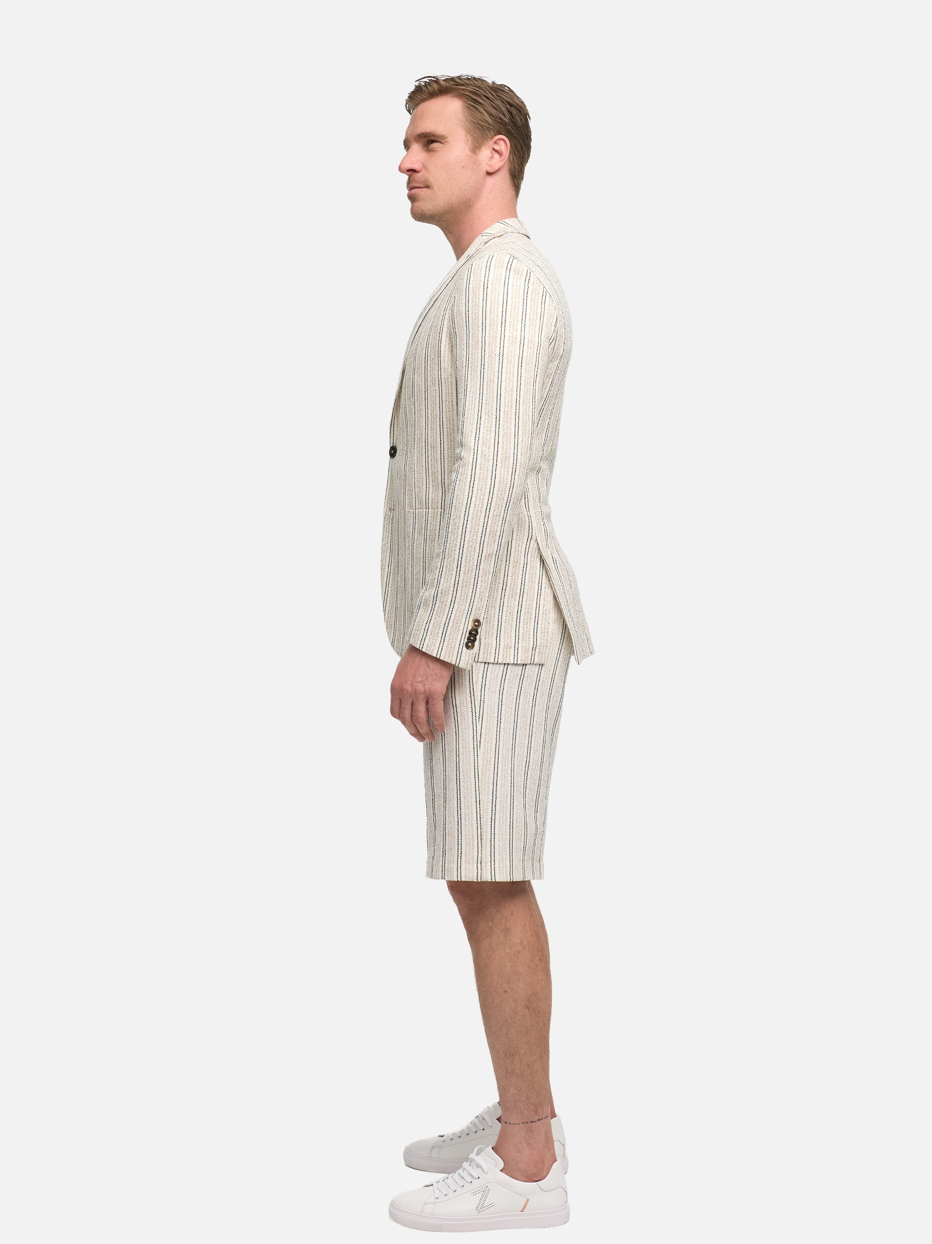 Jersey Anzug Slim Fit | Med. Beige