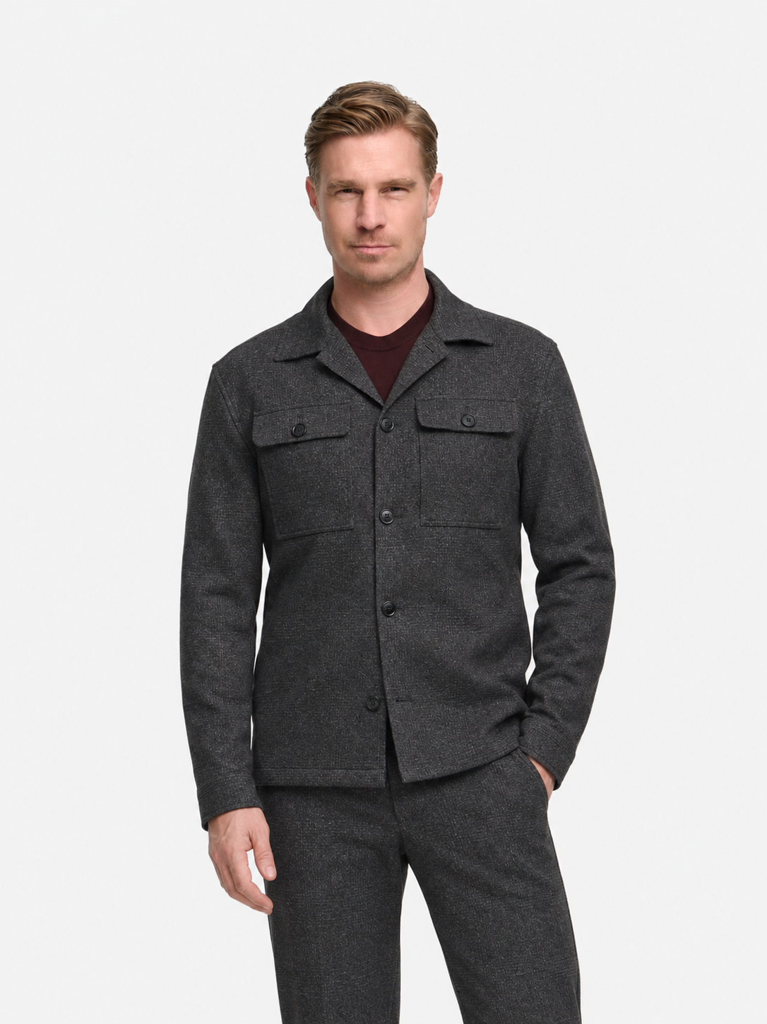 DiTheo 2 Overshirt Regular Fit | Dk. Brown