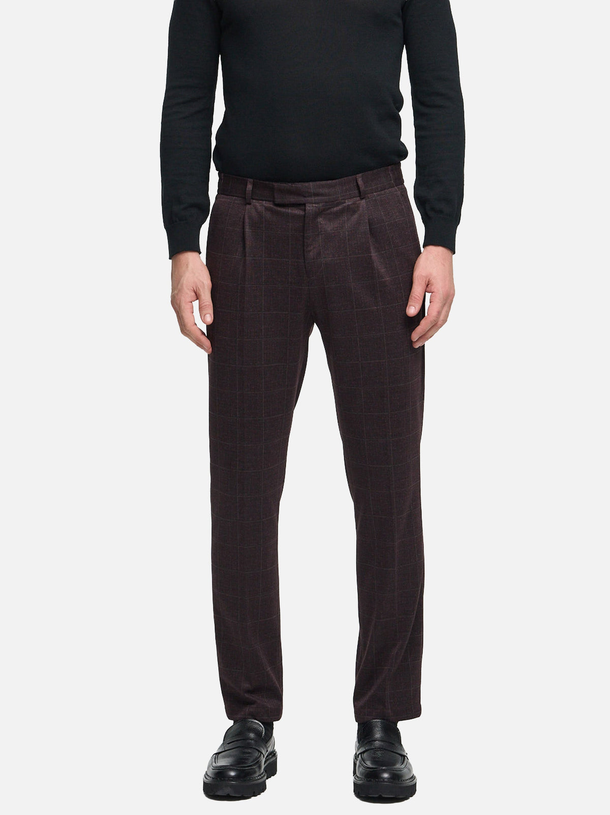 DiConnor40 SE Anzughose Modern Fit Dk. Red – Bestandteil des Anzugs