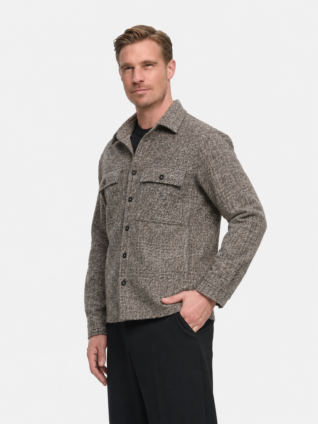 DiTyler Overshirt Regular Fit | Med. Brown
