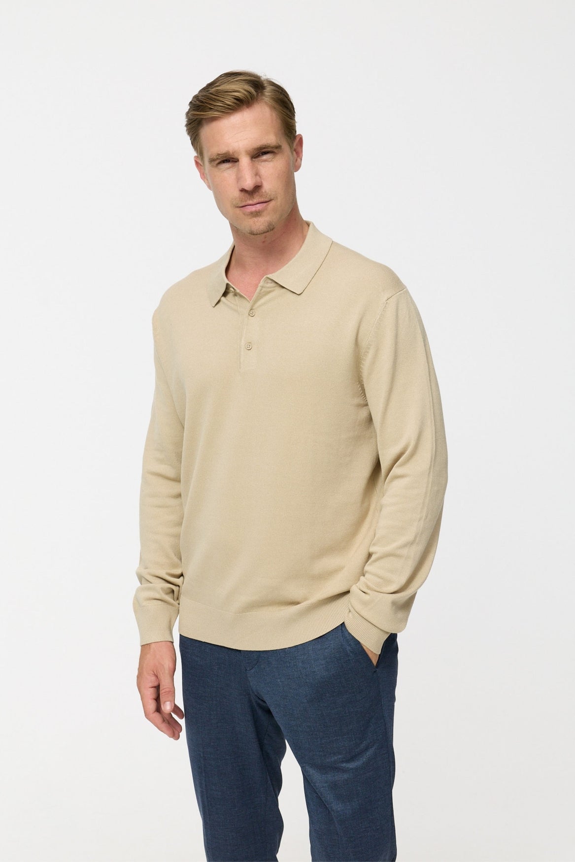 DiGin Sweater Slim Fit | Lt. Beige