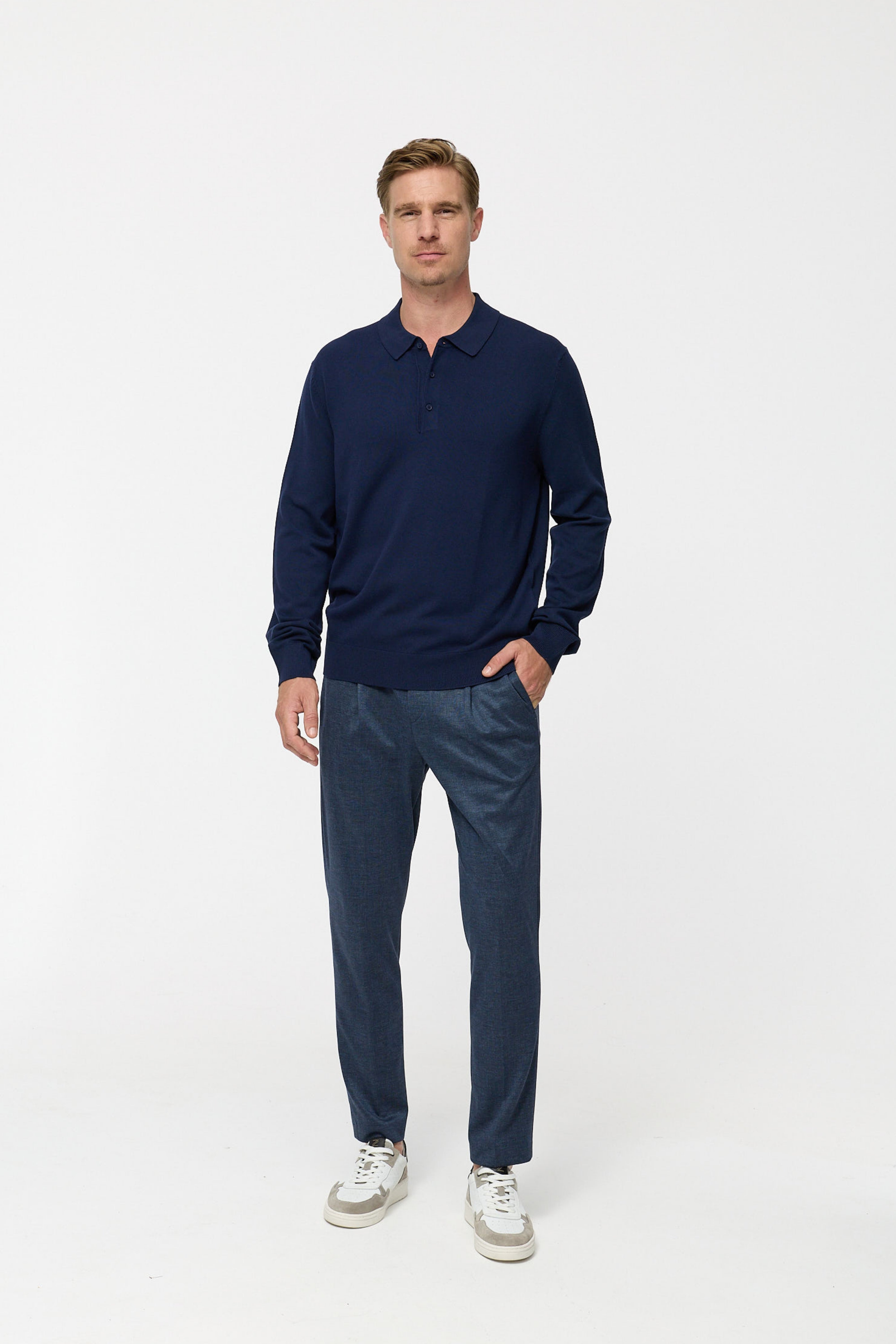 Knitwear Shirt DiGin 408-680 Navy