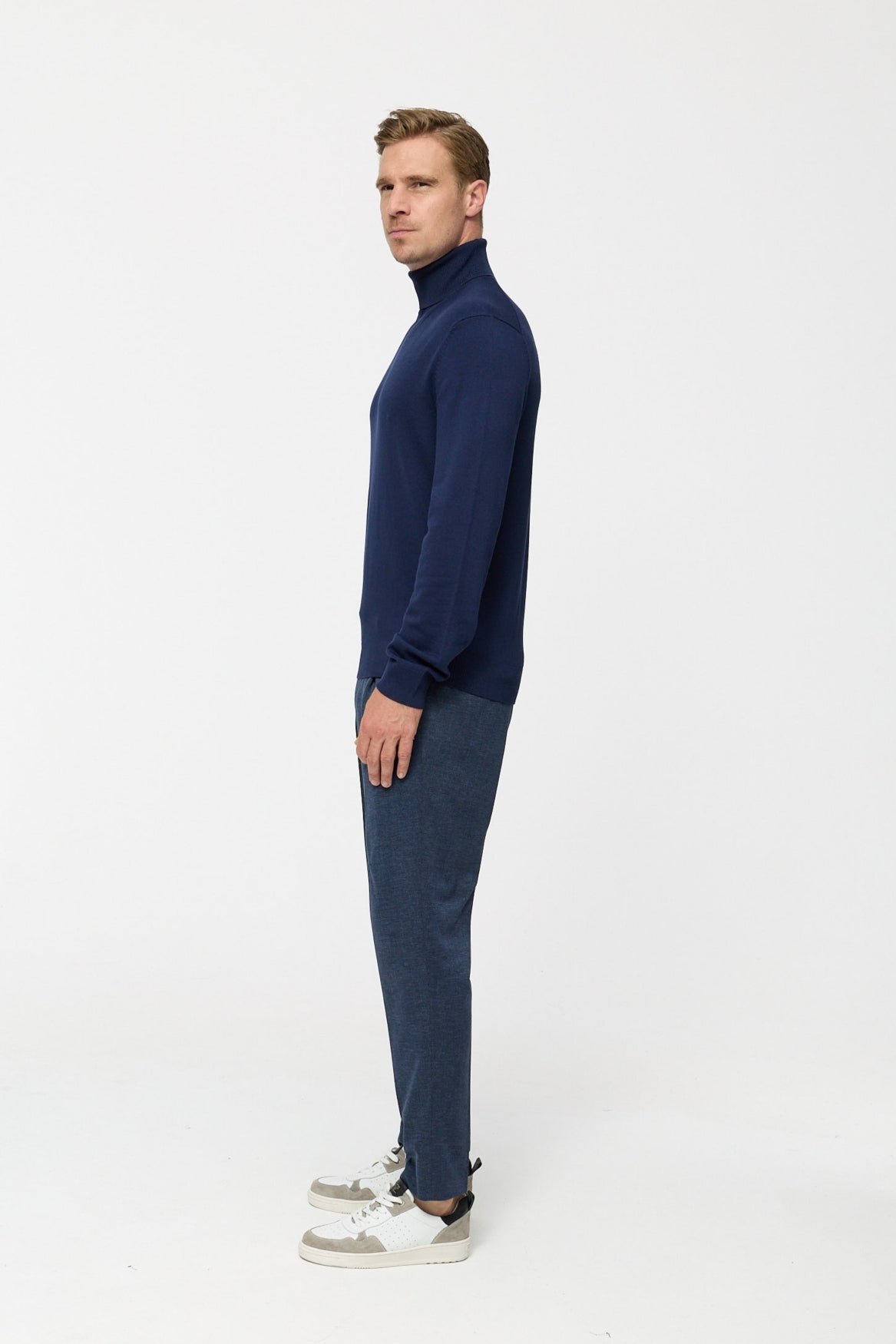 Rollkragen Pullover DiRyan 408-680 | Navy