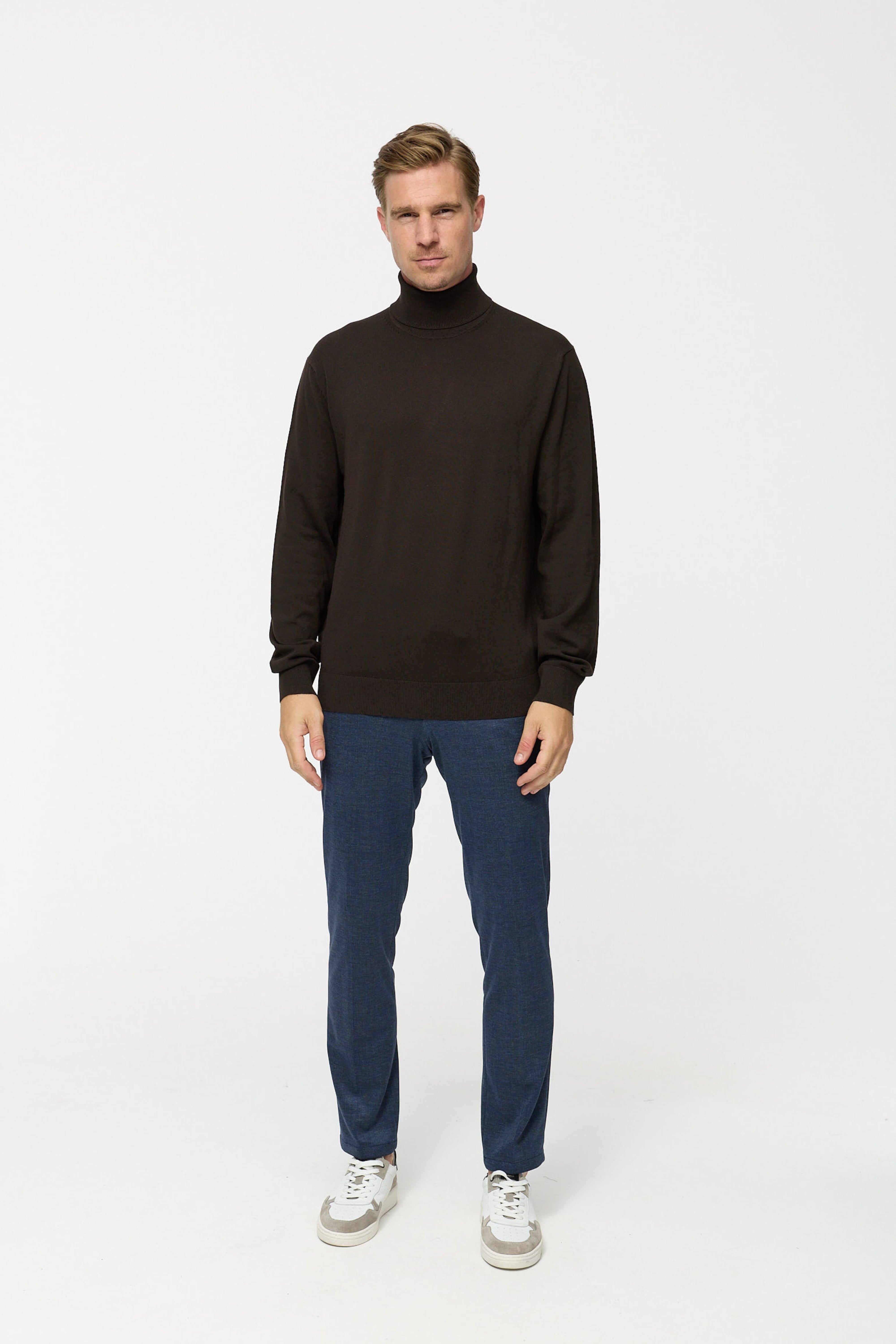 Rollkragen Pullover DiRyan 408-880 Dark Brown