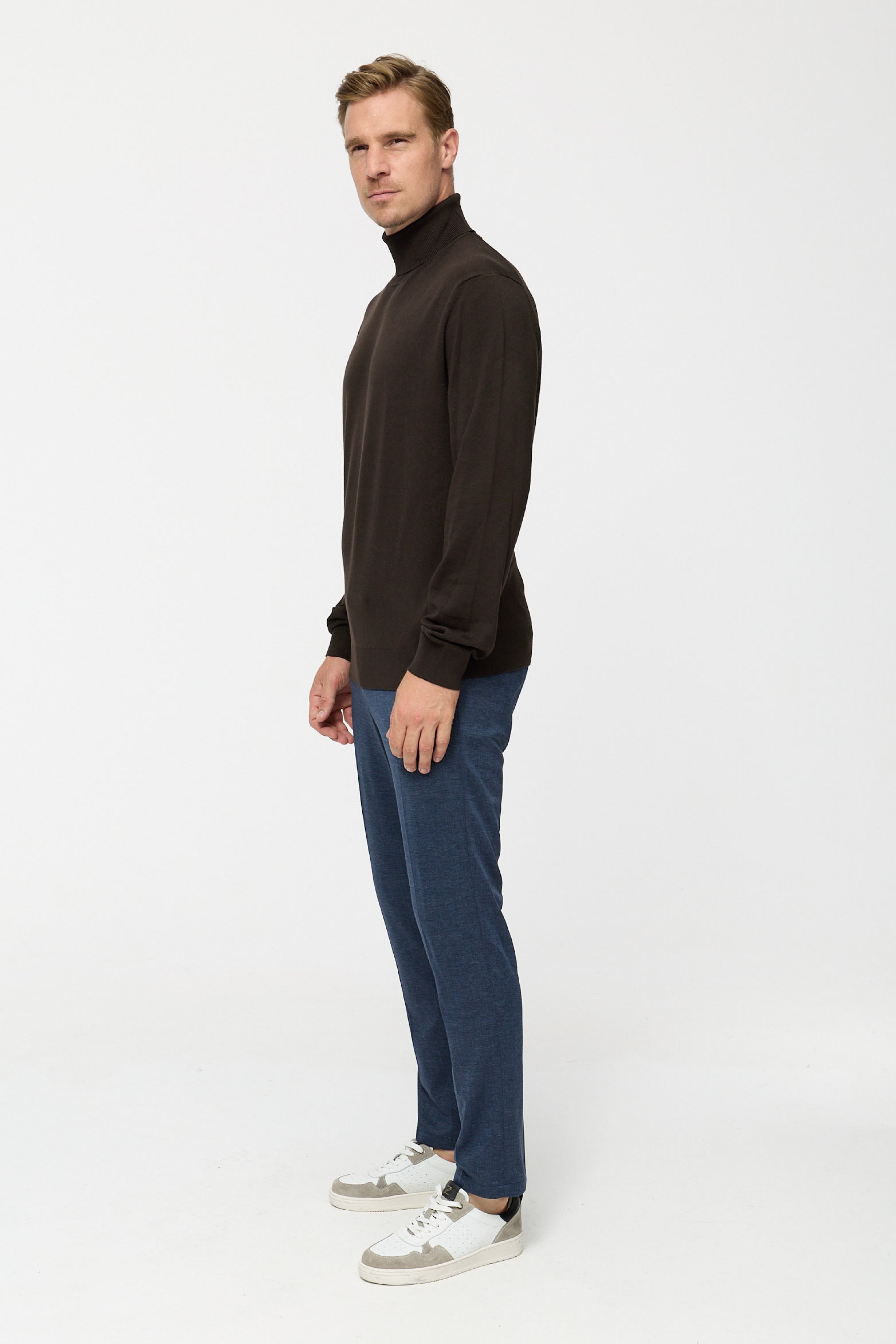 Rollkragen Pullover DiRyan 408-880 Dark Brown