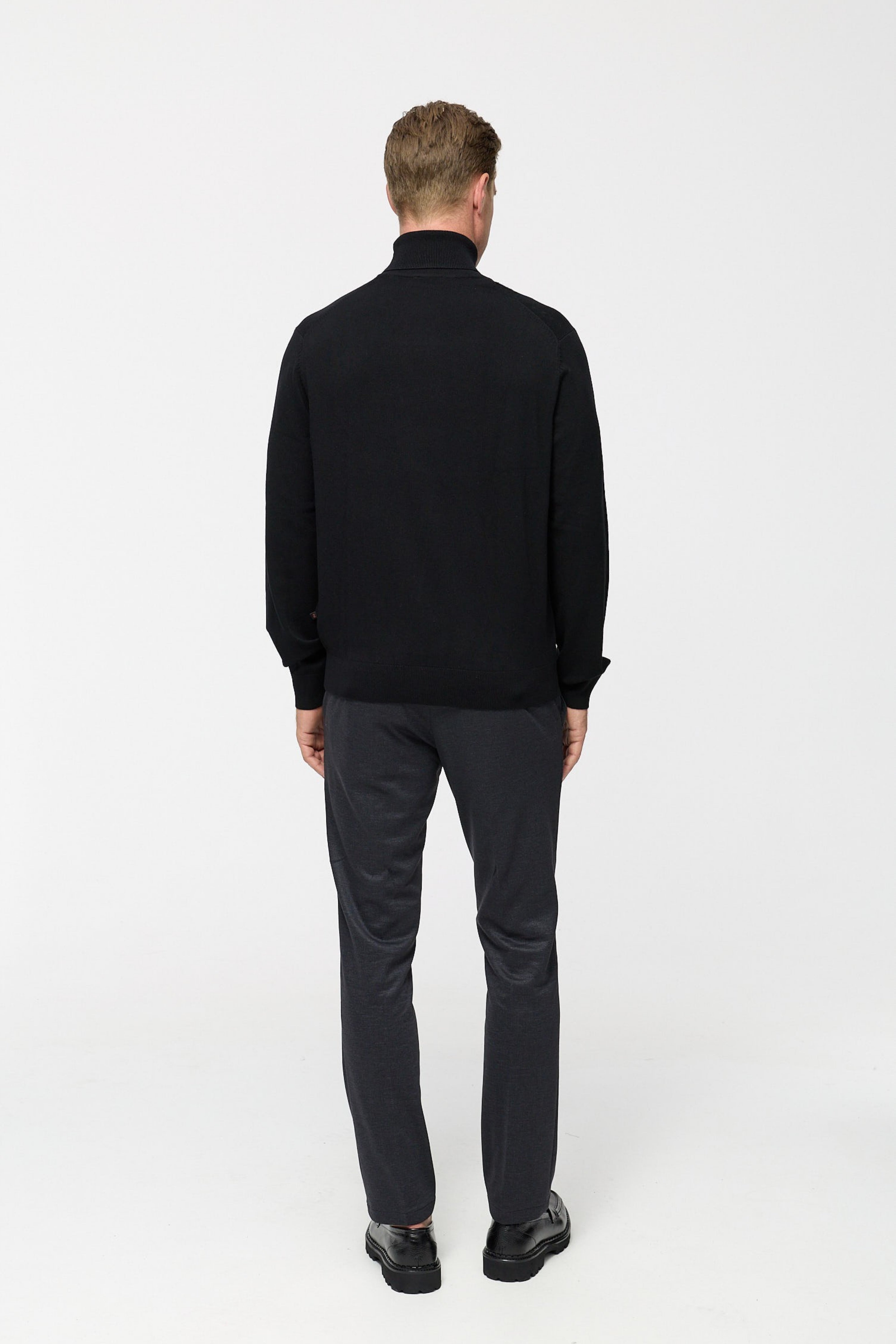 Rollkragen Pullover DiRyan 408-900 Black