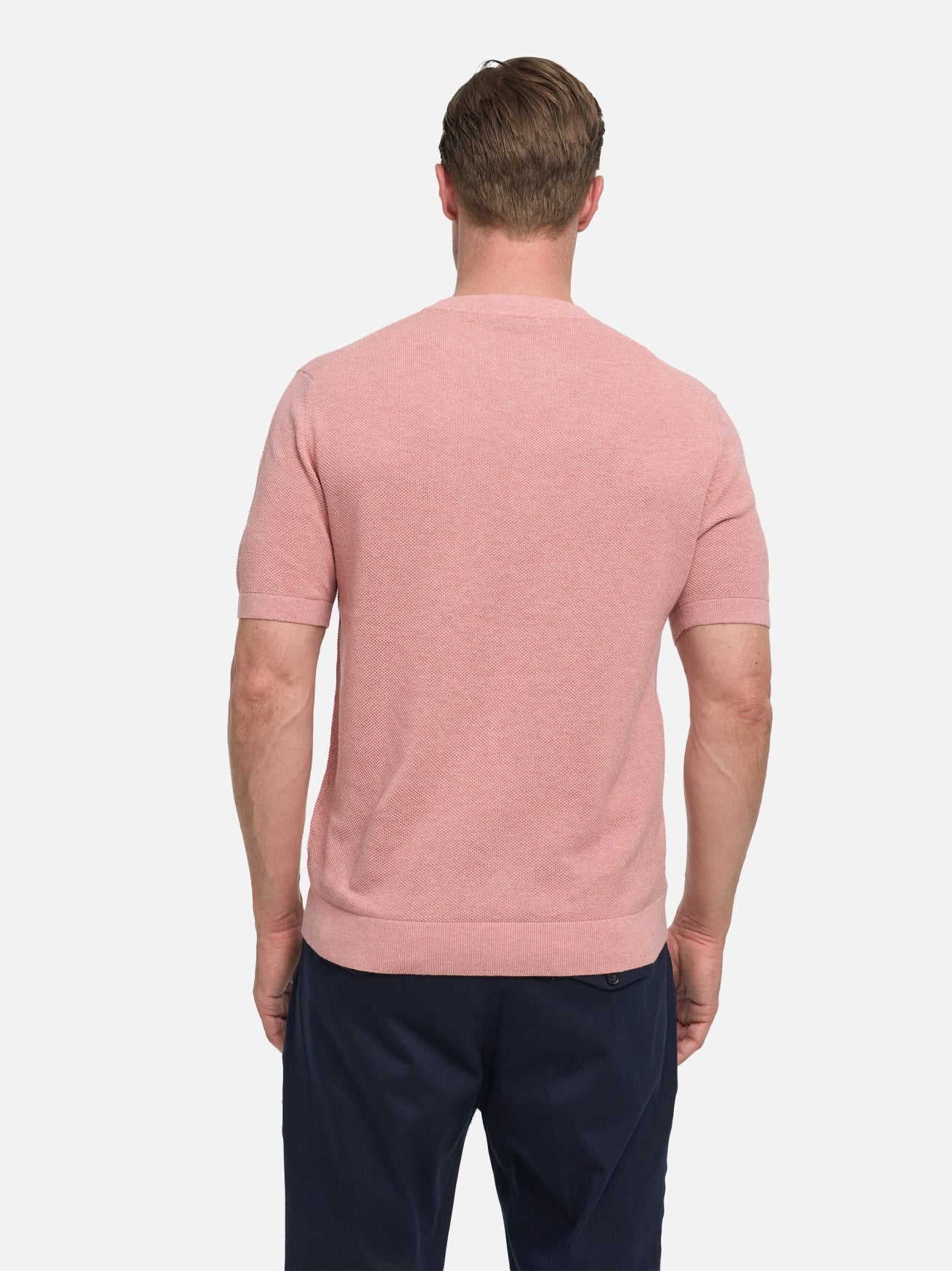 Herren T-Shirt DiVanni in Lt. Rose, Rückansicht