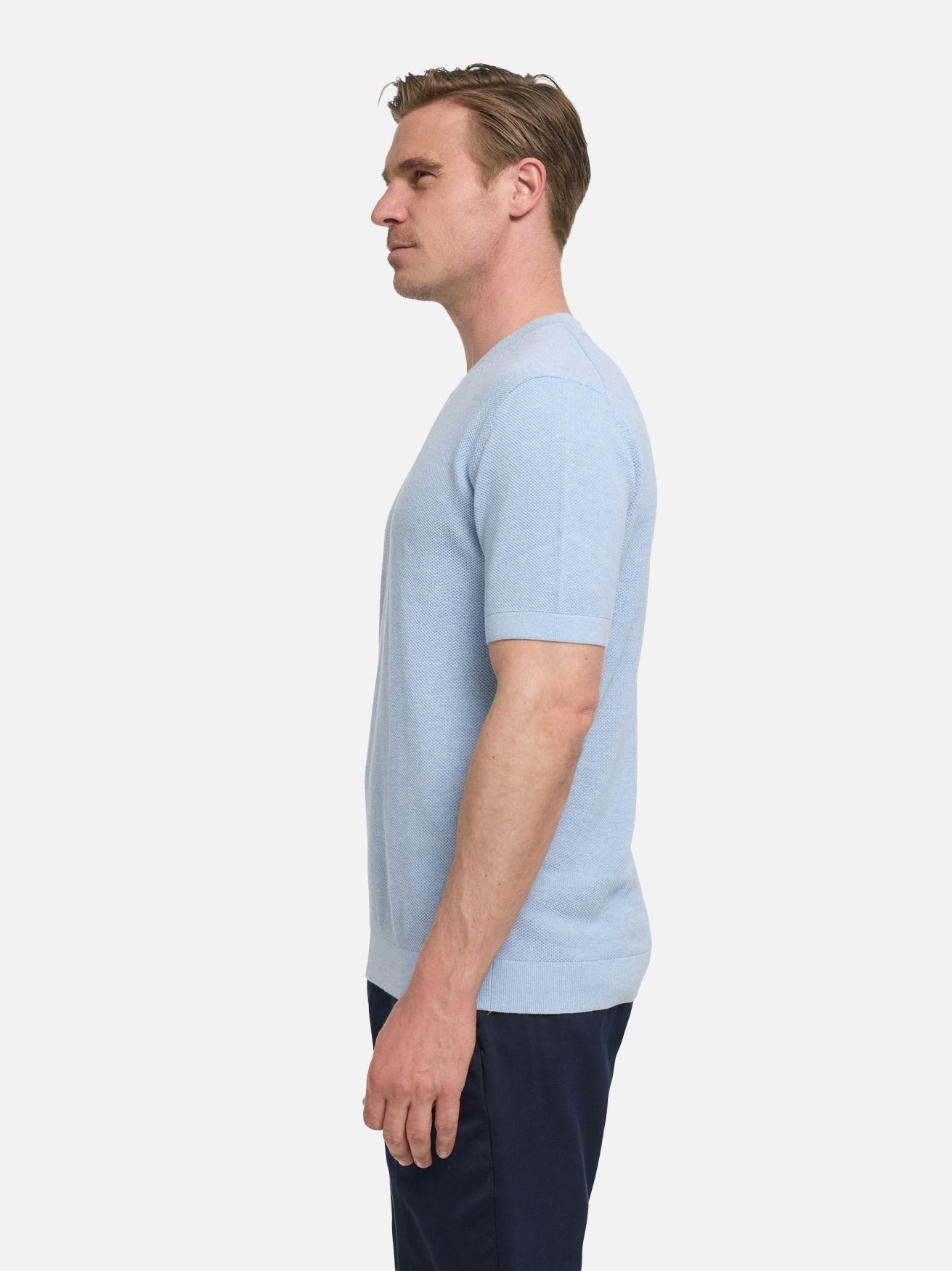Herren T-Shirt DiVanni in Lt. Blue, Seitenansicht