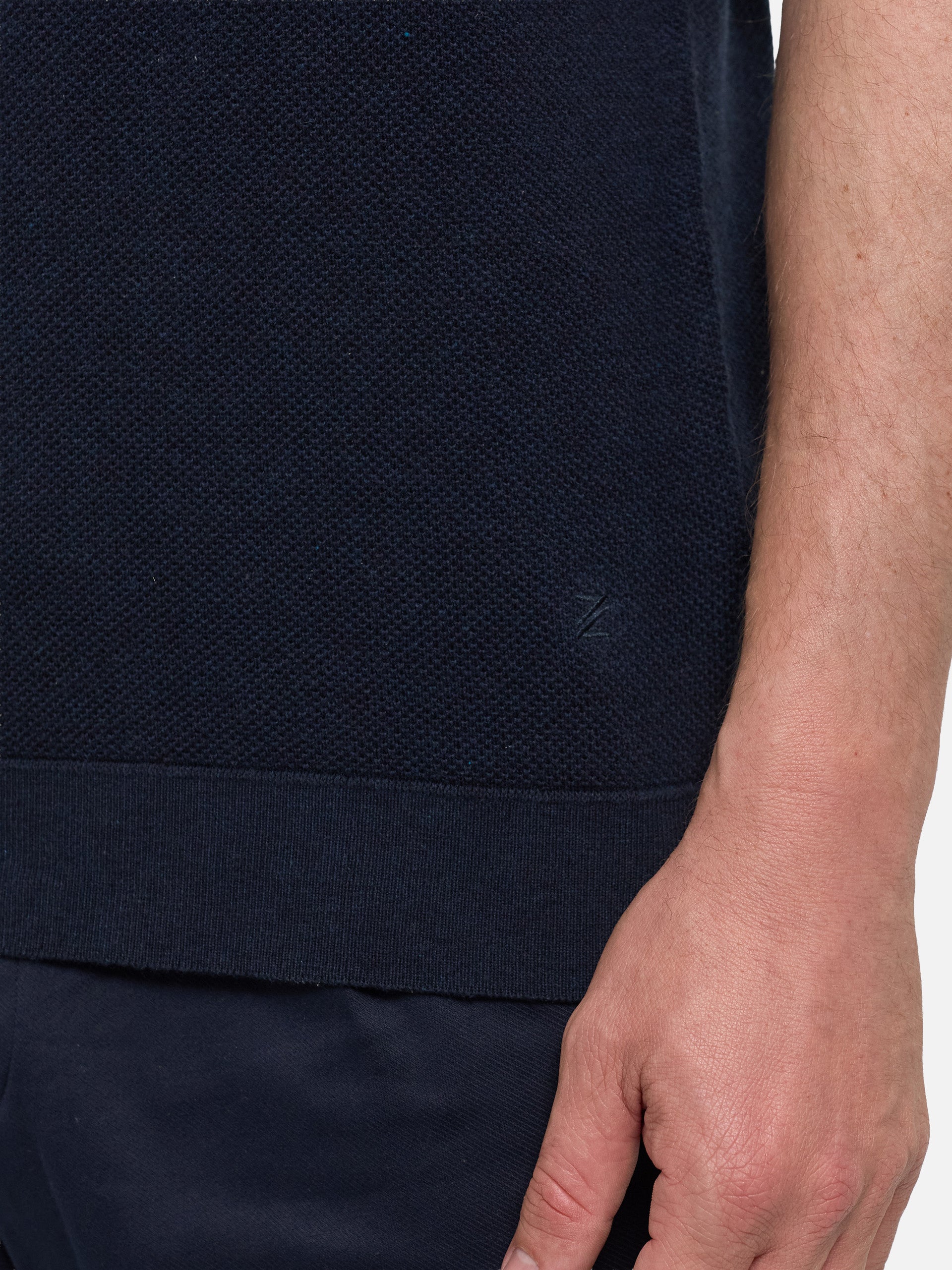 Herren T-Shirt DiVanni in Dk. Navy, Detailansicht