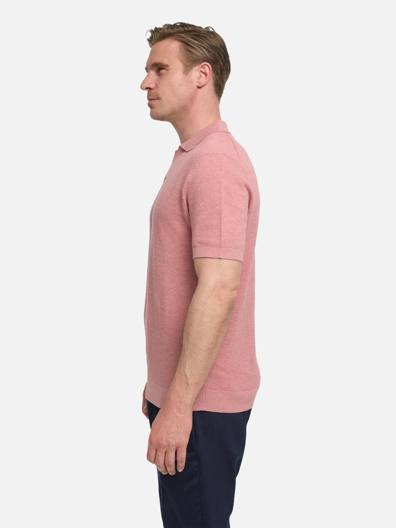 DiVero T-Shirt Slim Fit | Lt. Rose
