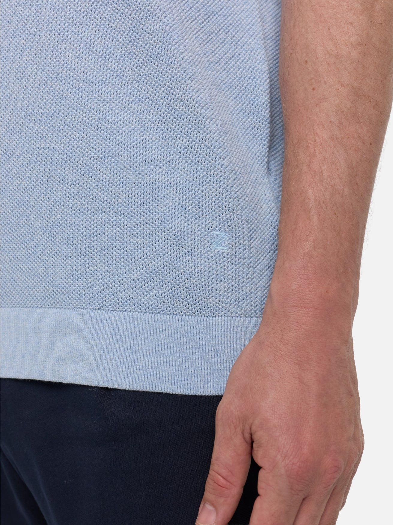 Herren T-Shirt DiVero in Lt. Blue, Lifestyle