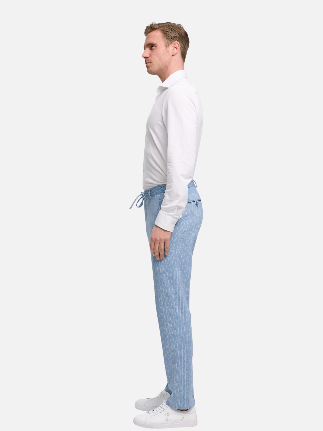 Herren Hose DiSpartaflex SE in Med. Blue, Seitenansicht